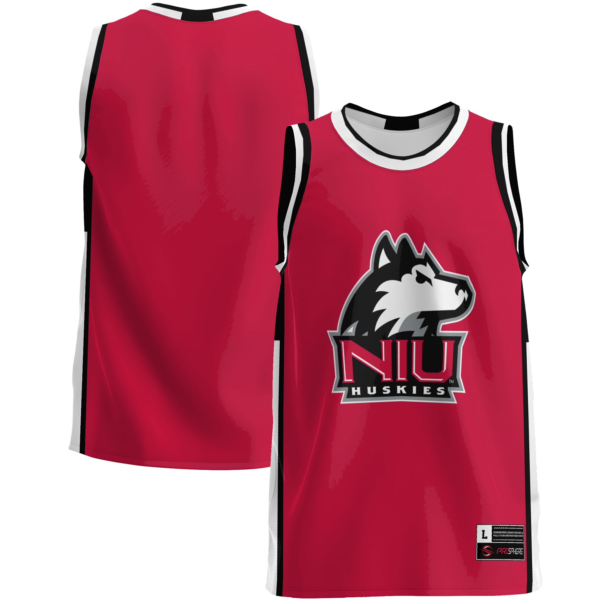 Northern Illinois Huskies Basketball Jersey - Cardinal