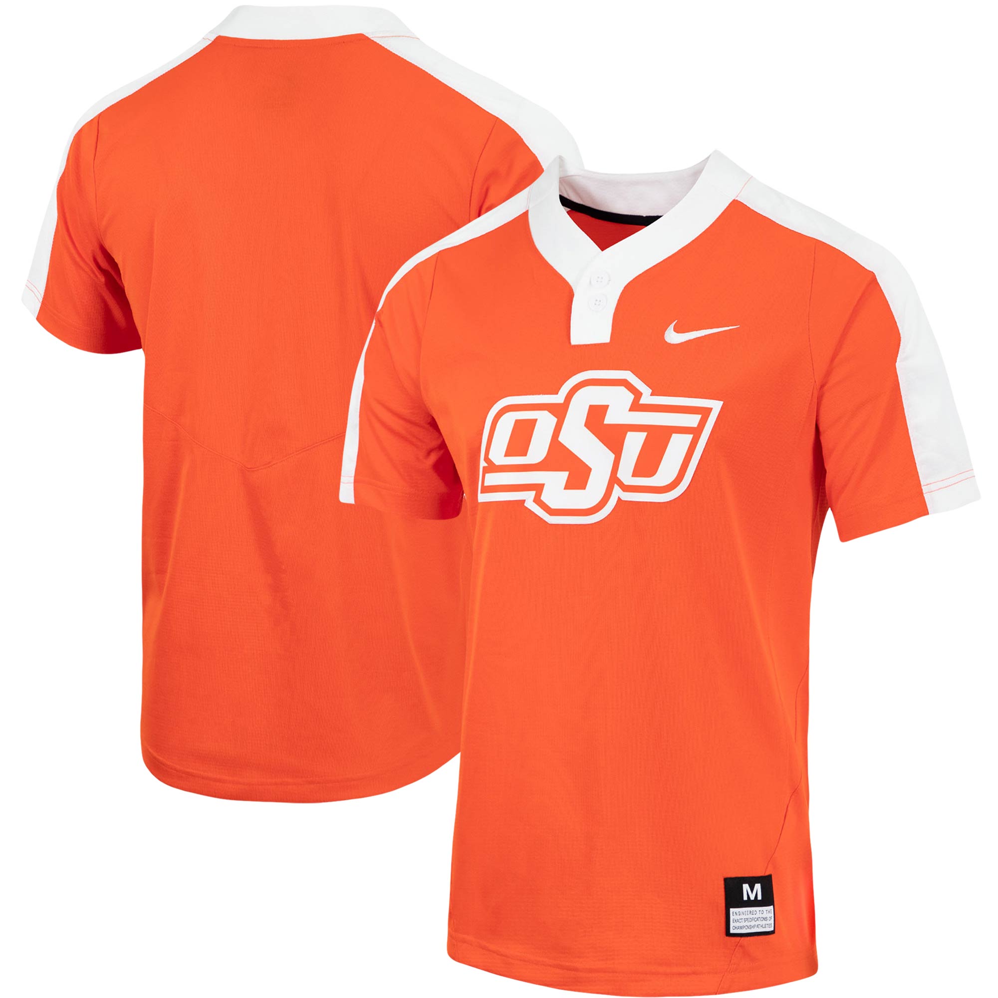 Oklahoma State Cowgirls Nike Replica 2-Button Softball Jersey - Orange