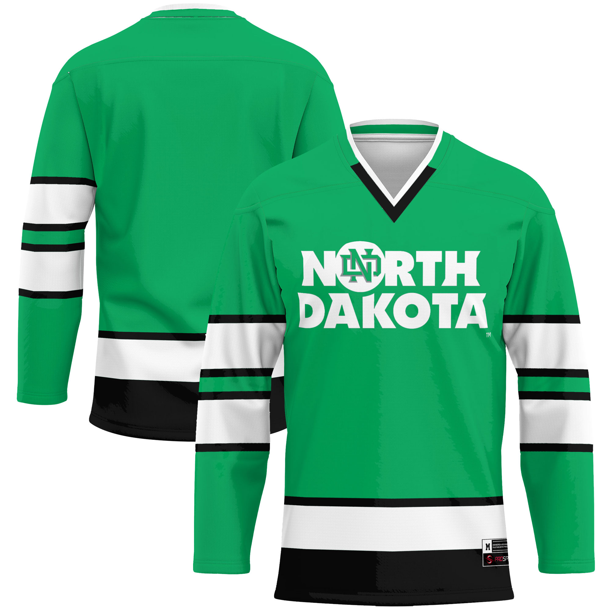 North Dakota Hockey Jersey - Kelly Green