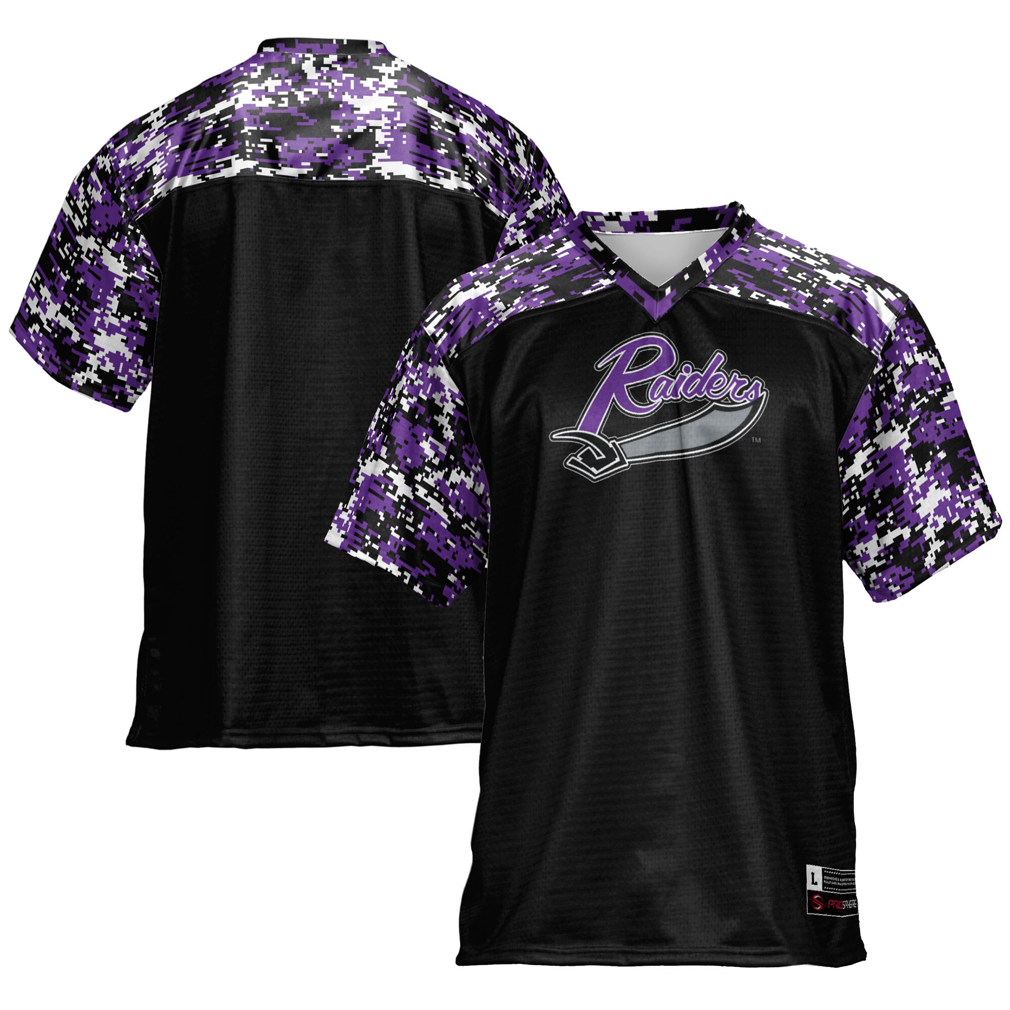 Mount Union Purple Raiders Football Jersey - Black