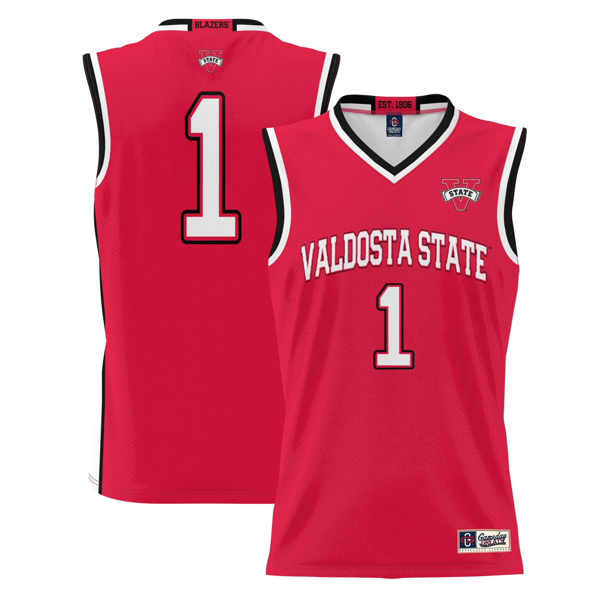 #1 Valdosta State Blazers ProSphere Youth Basketball Jersey - Red