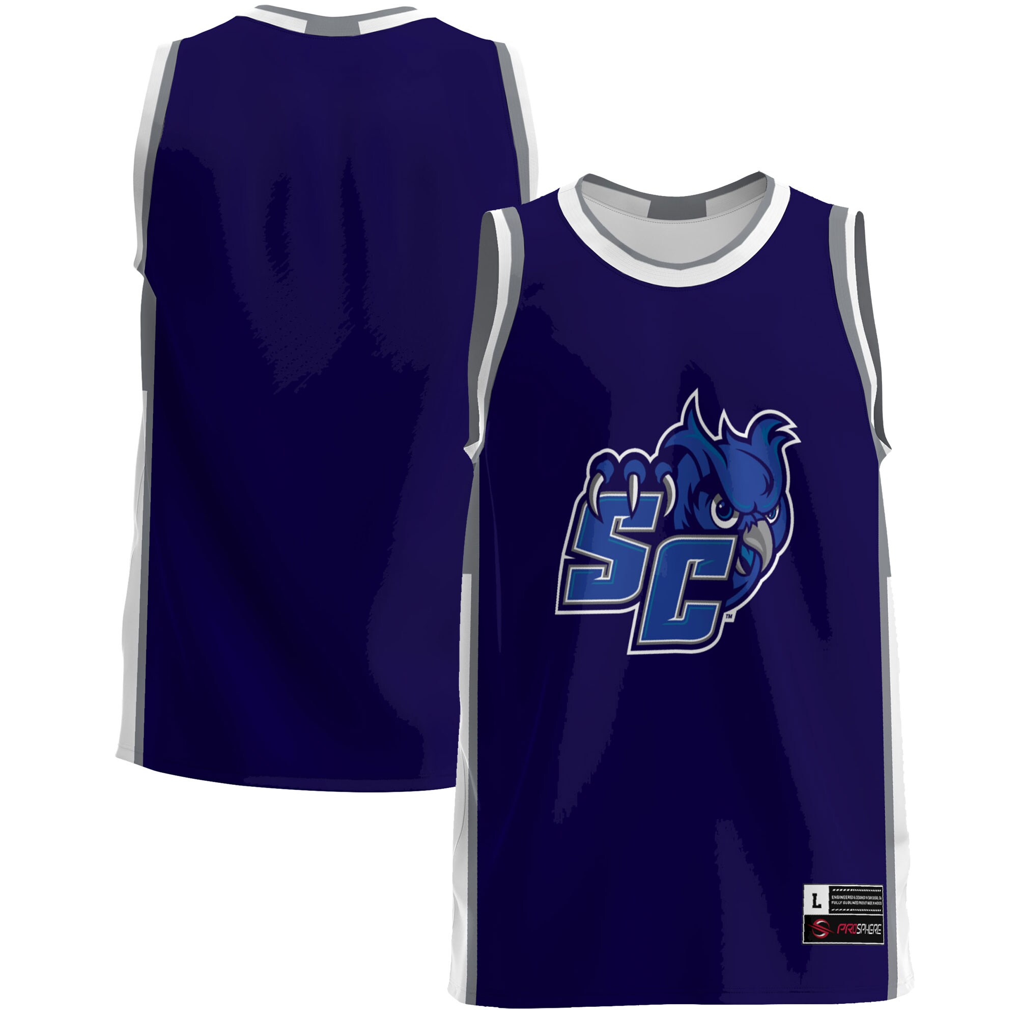 Southern Connecticut Owls Basketball Jersey - Blue