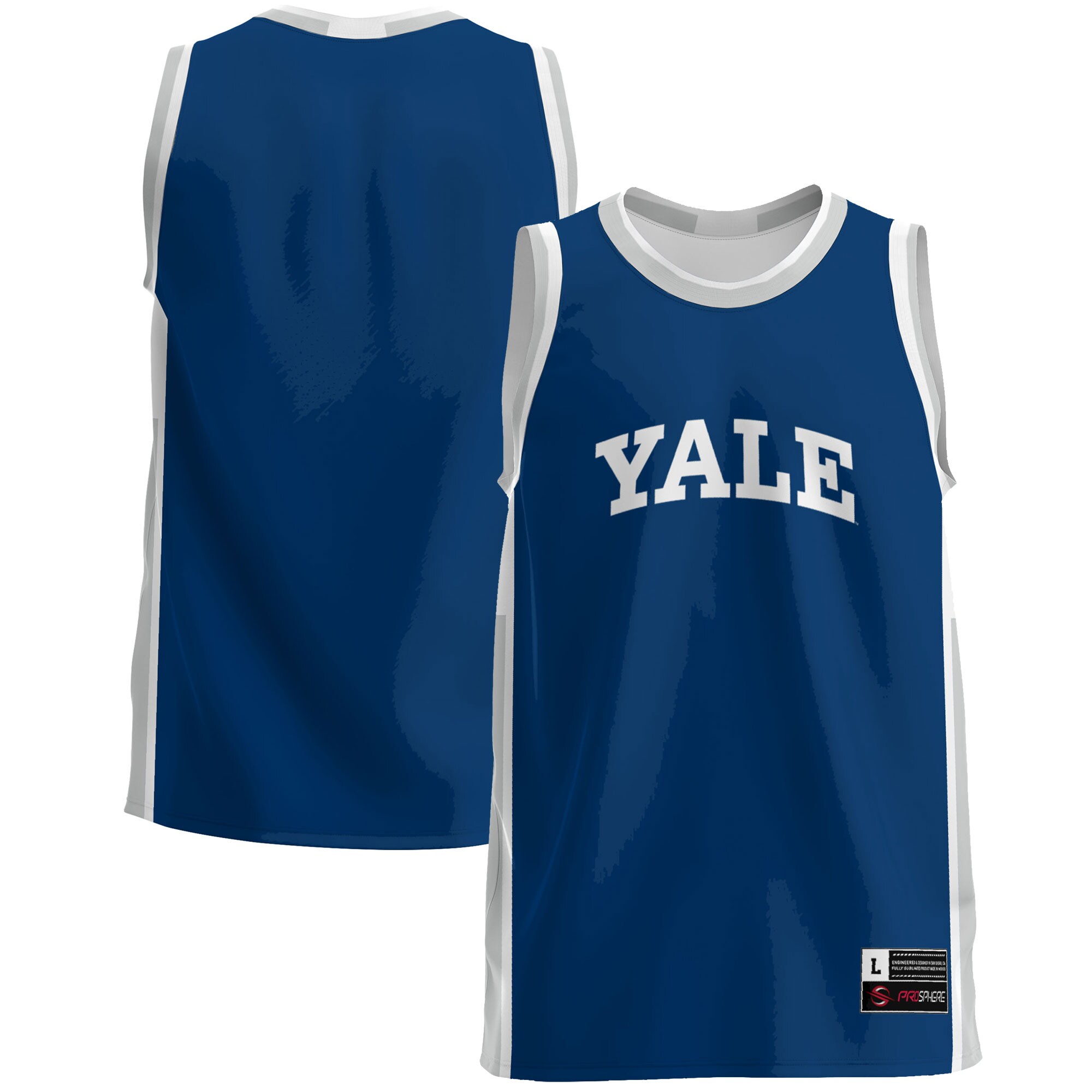 Yale Bulldogs Basketball Jersey - Navy