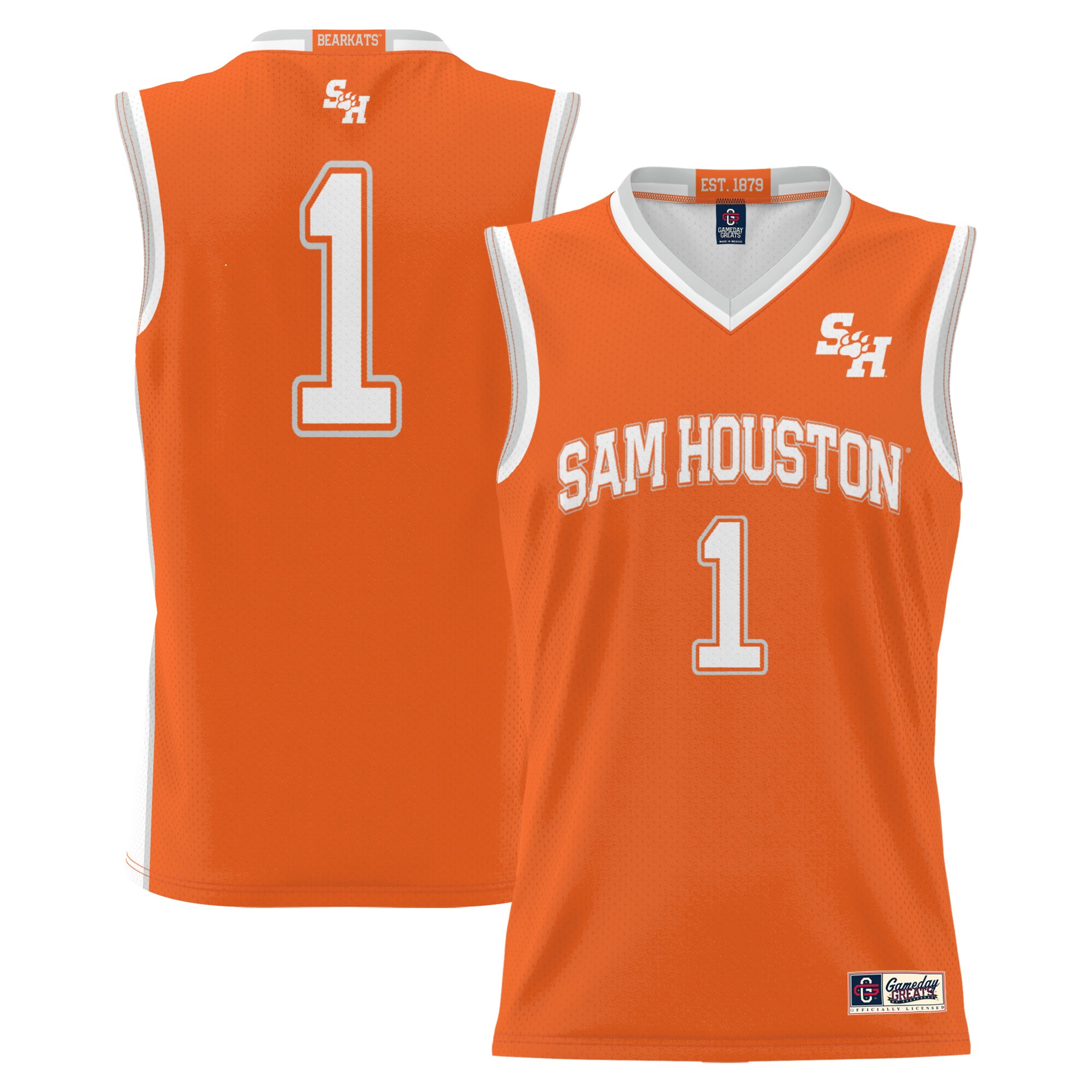 #1 Sam Houston State Bearkats ProSphere Replica Basketball Jersey - Orange