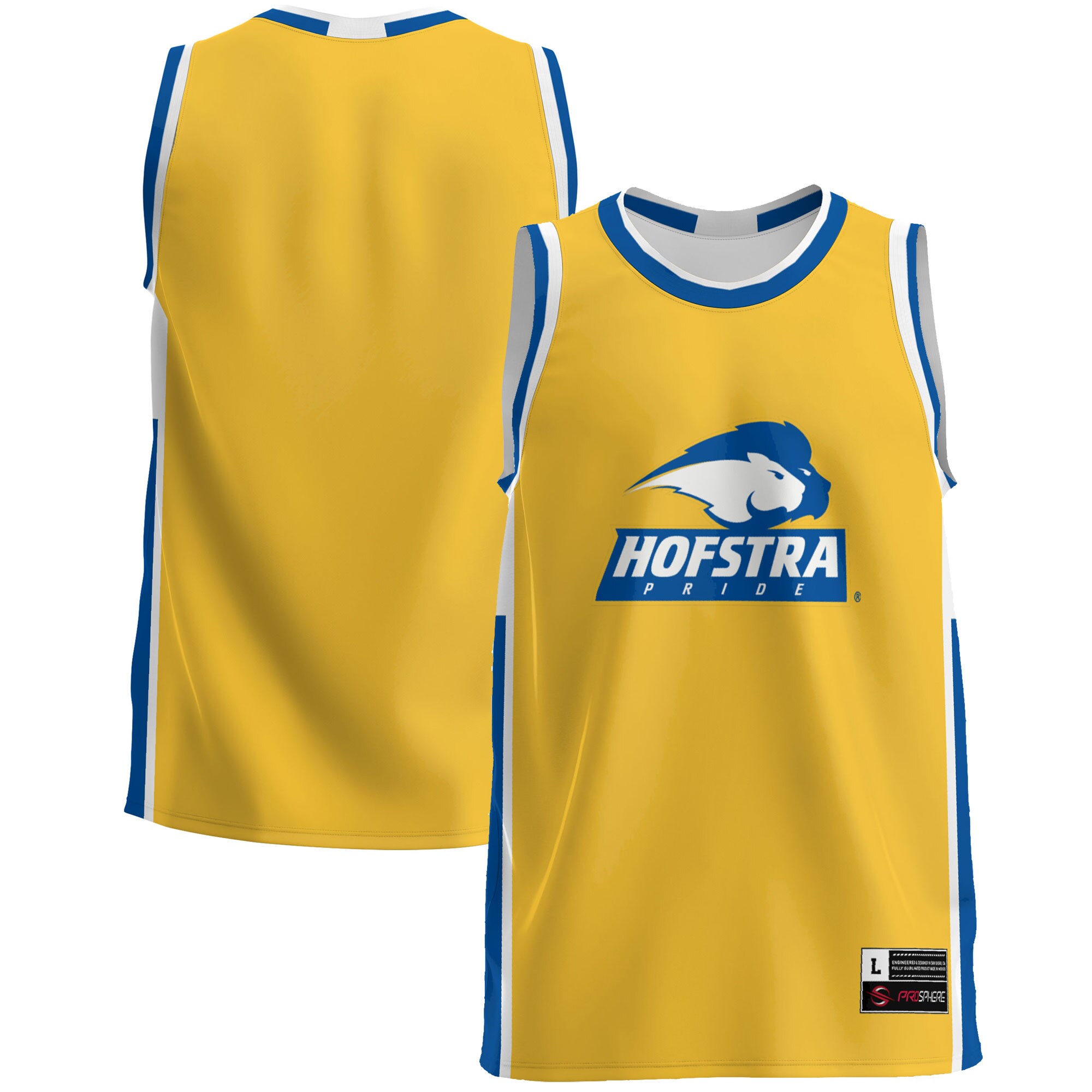 Hofstra University Pride Basketball Jersey - Gold