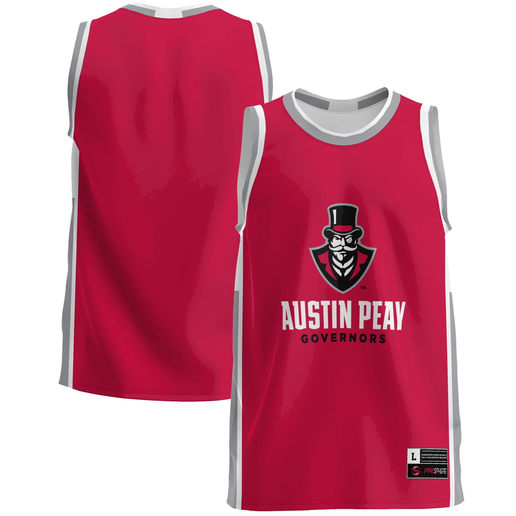 Austin Peay State Governors Basketball Jersey - Red