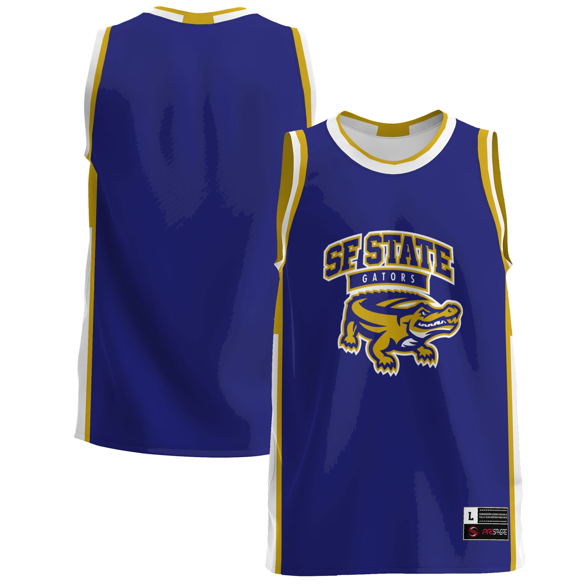 San Francisco State Gators Basketball Jersey - Purple