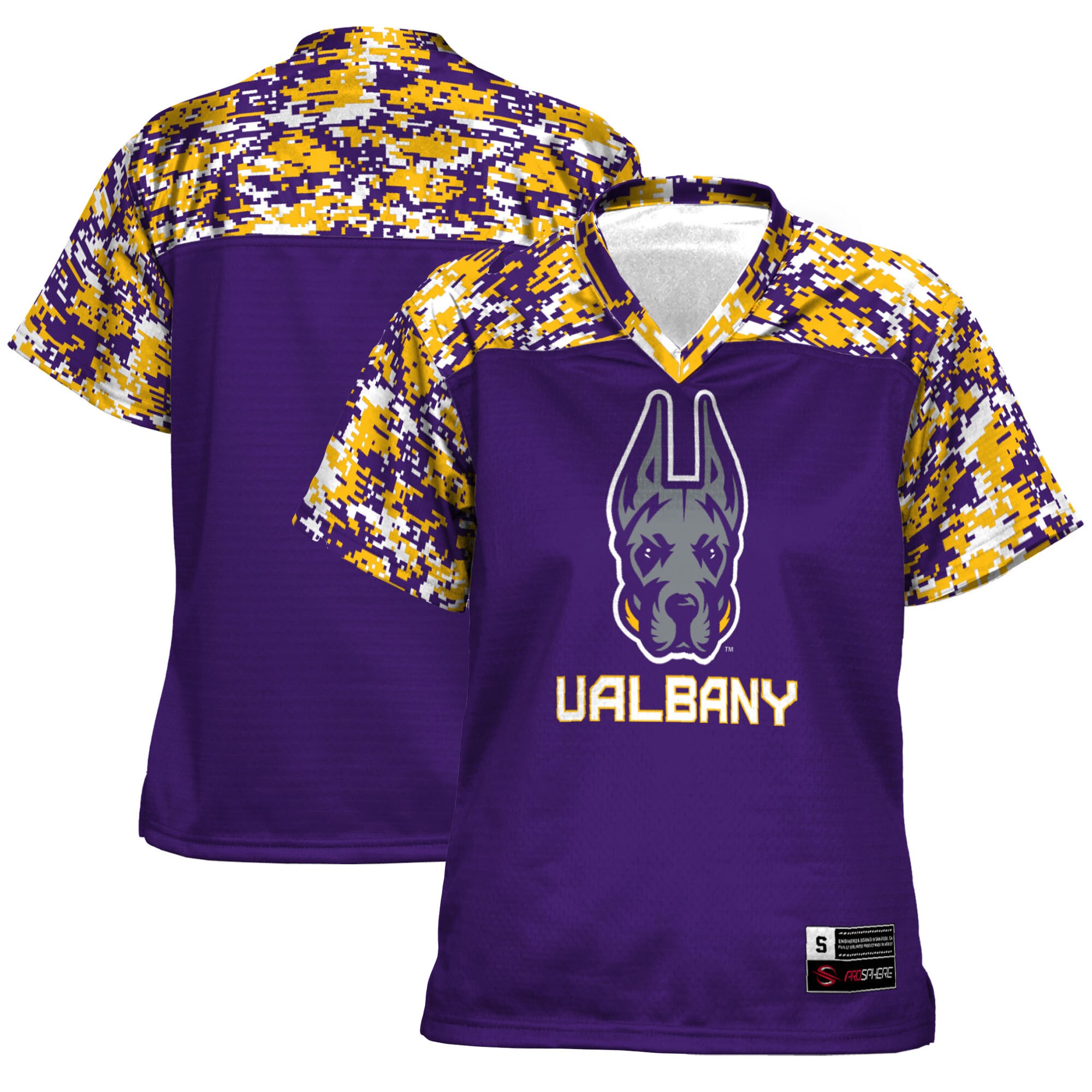 UAlbany Great Danes ProSphere Women's Football Jersey - Purple