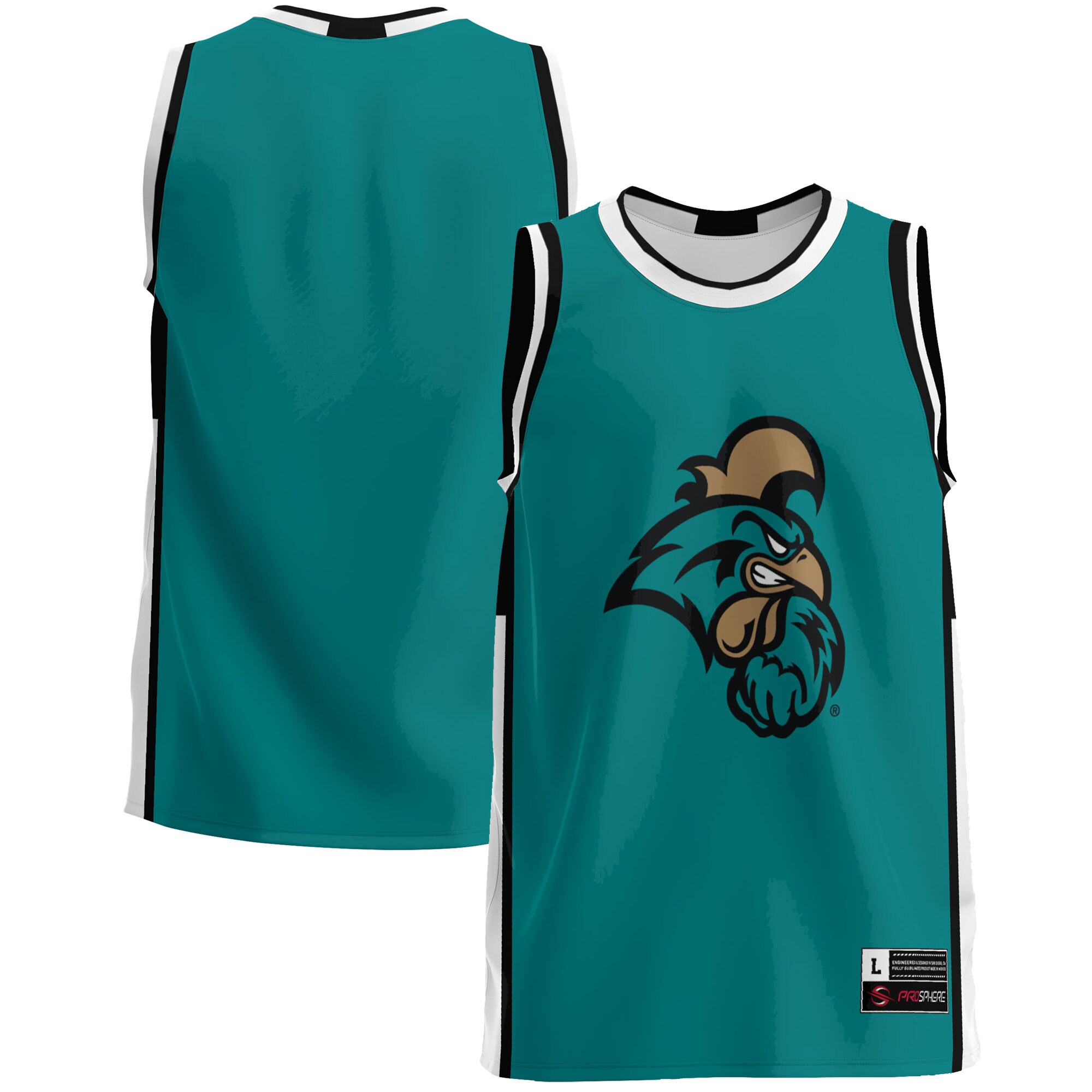 Coastal Carolina Chanticleers Basketball Jersey - Teal