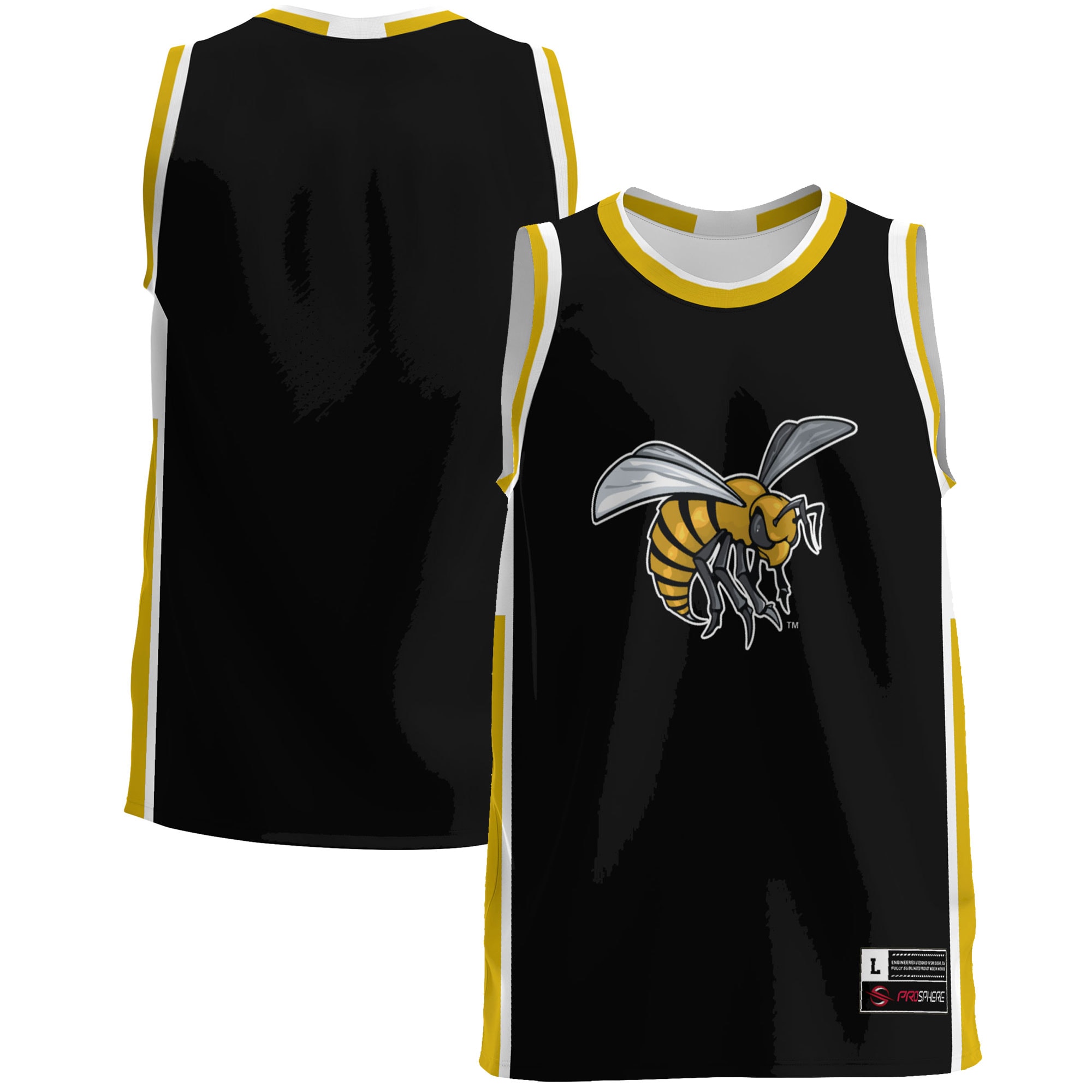 Alabama State Hornets Basketball Jersey - Black