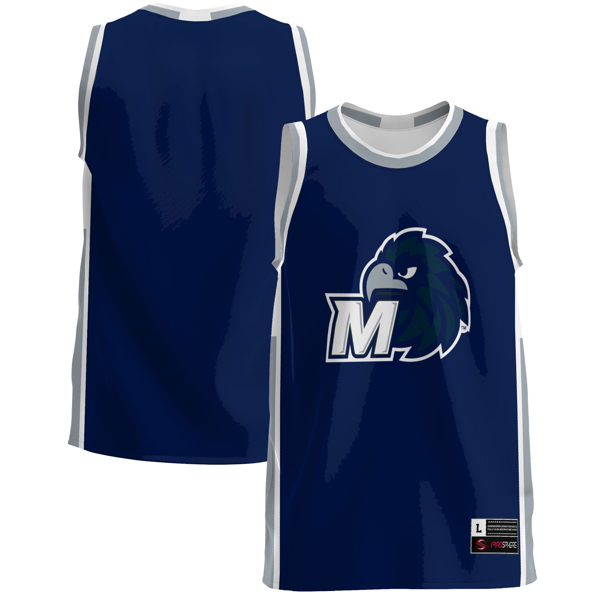 Monmouth Hawks Basketball Jersey - Royal