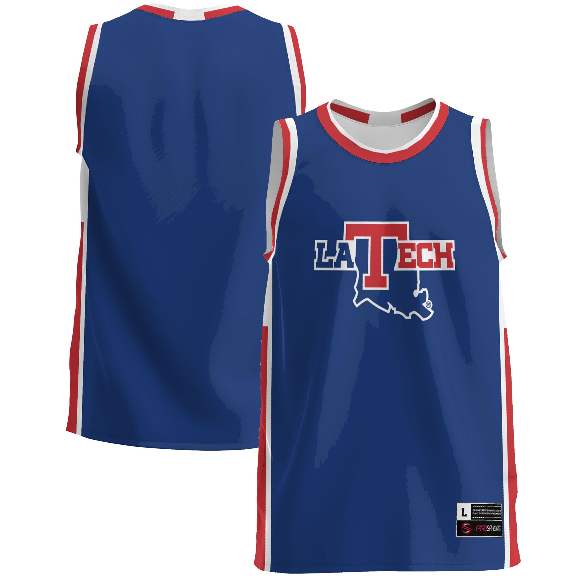 Louisiana Tech Bulldogs Basketball Jersey - Royal