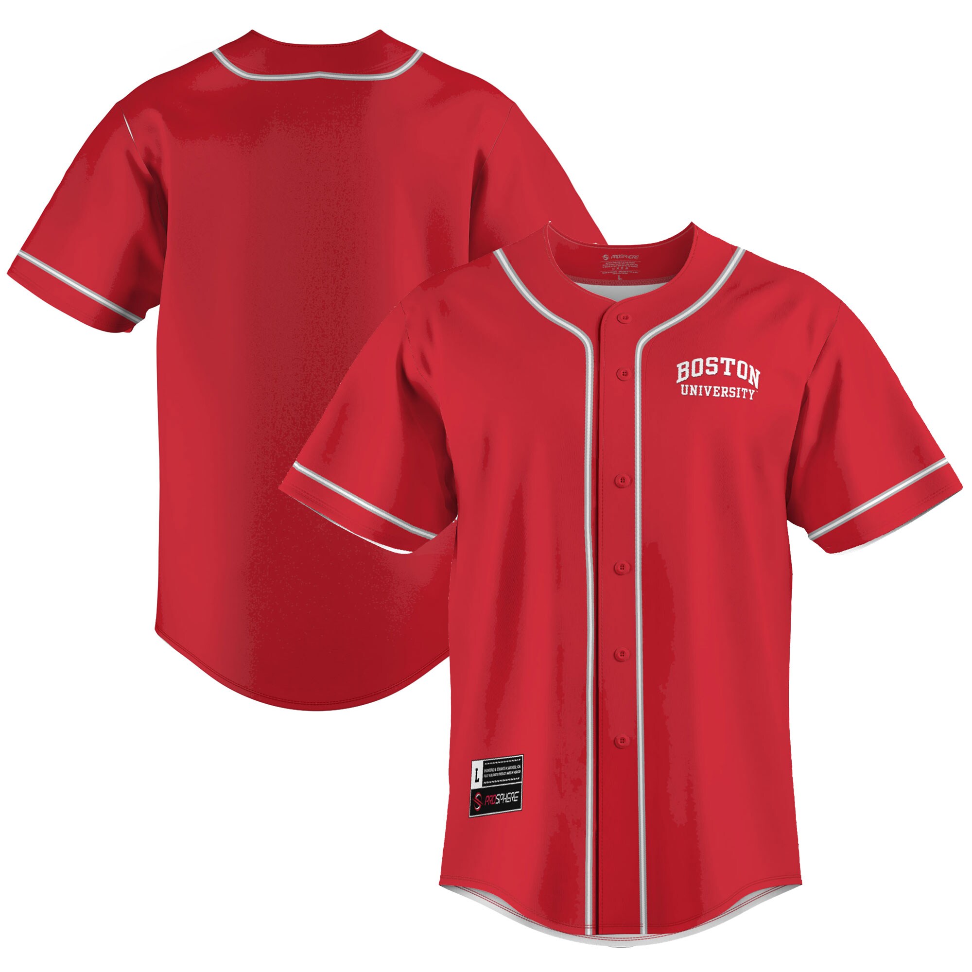 Boston University Softball Jersey - Scarlet