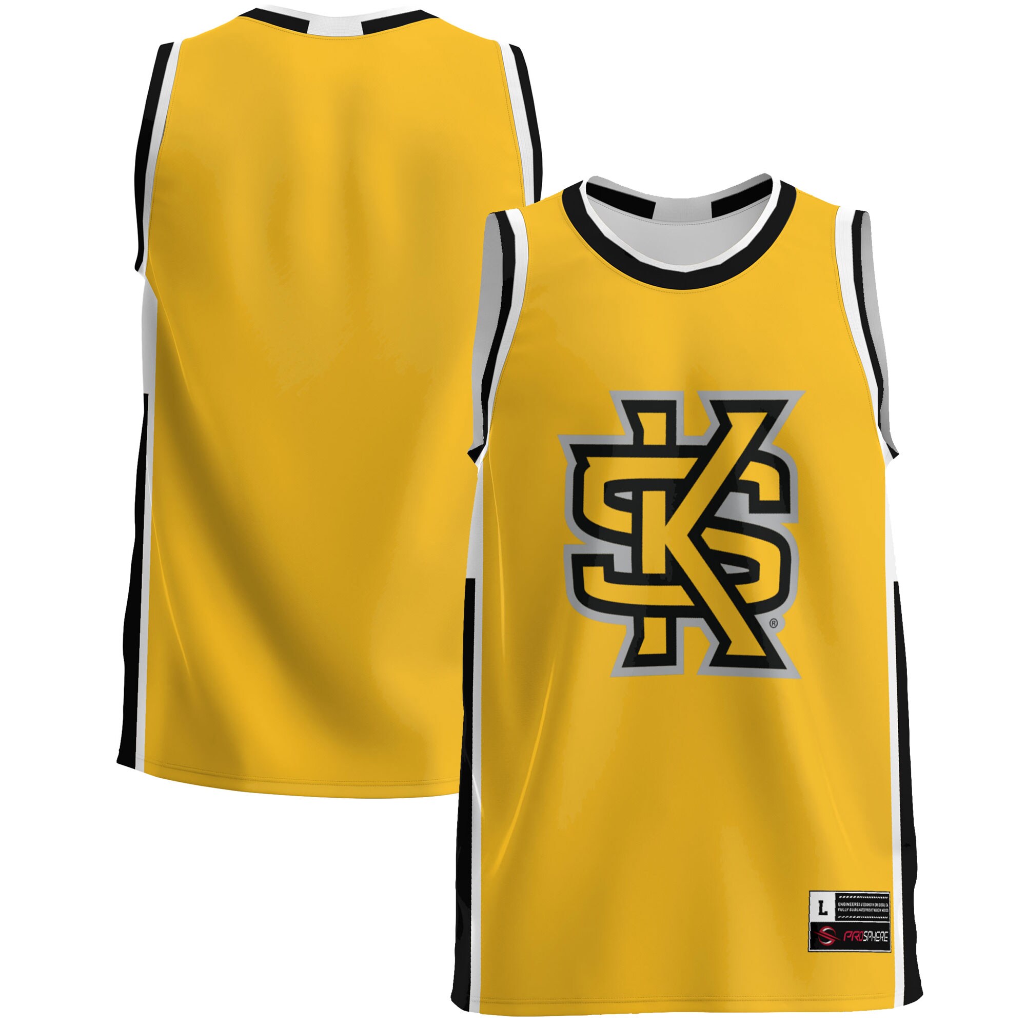 Kennesaw State Owls Basketball Jersey - Gold