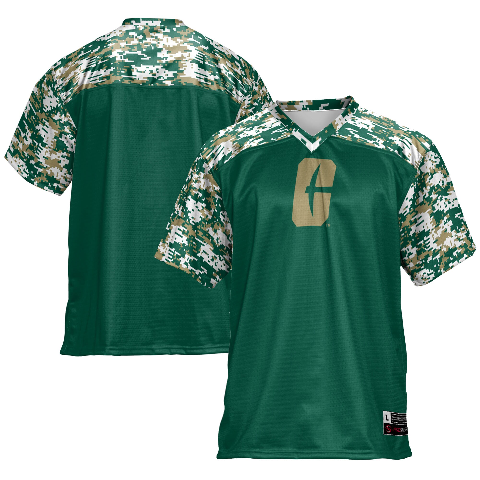 Charlotte 49ers Football Jersey - Green
