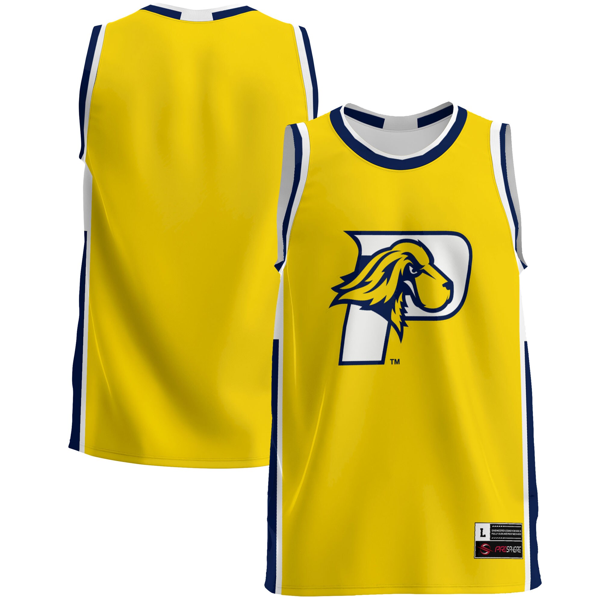 Pace University Setters Basketball Jersey - Gold