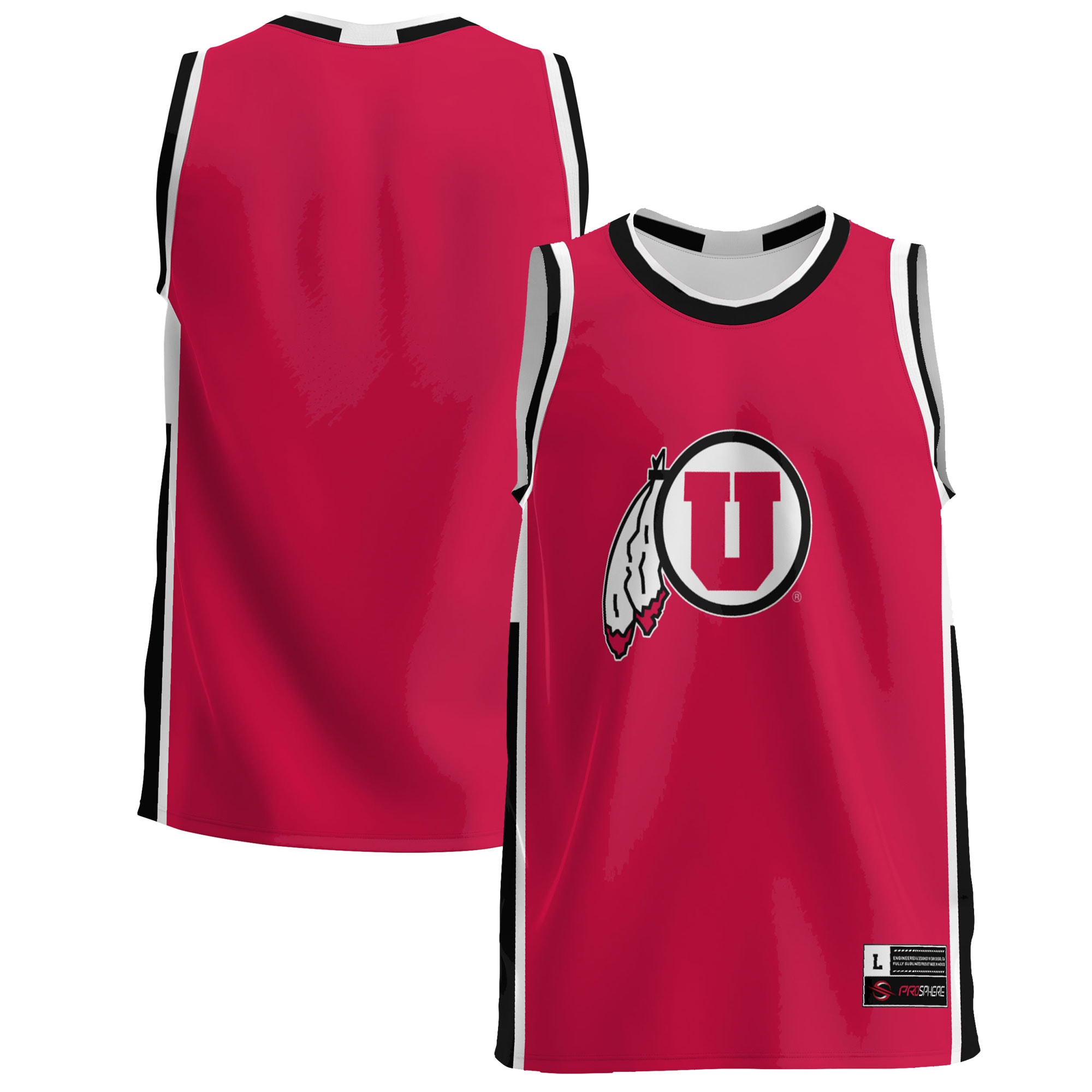 Utah Utes Basketball Jersey - Red
