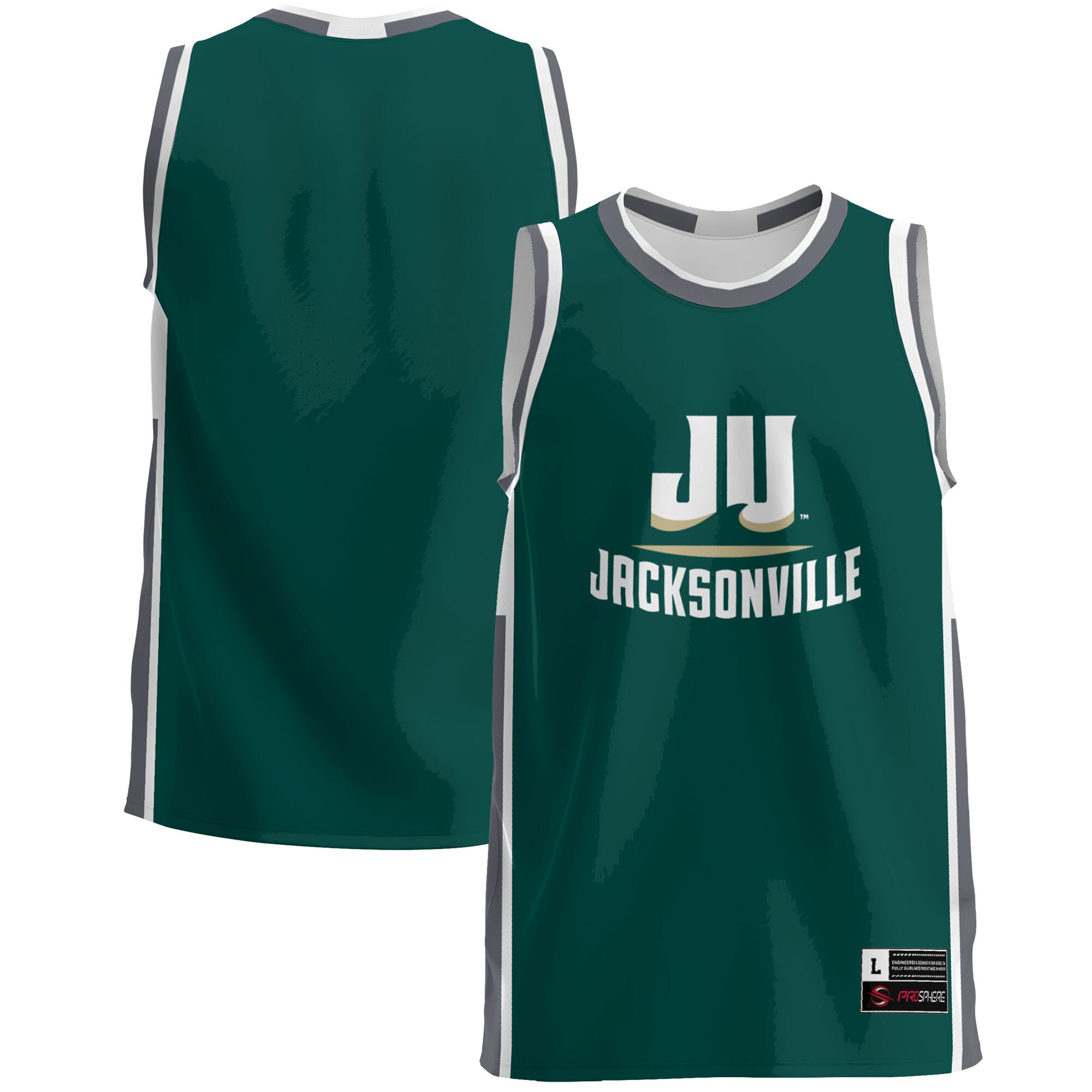 JU Dolphins Basketball Jersey - Green