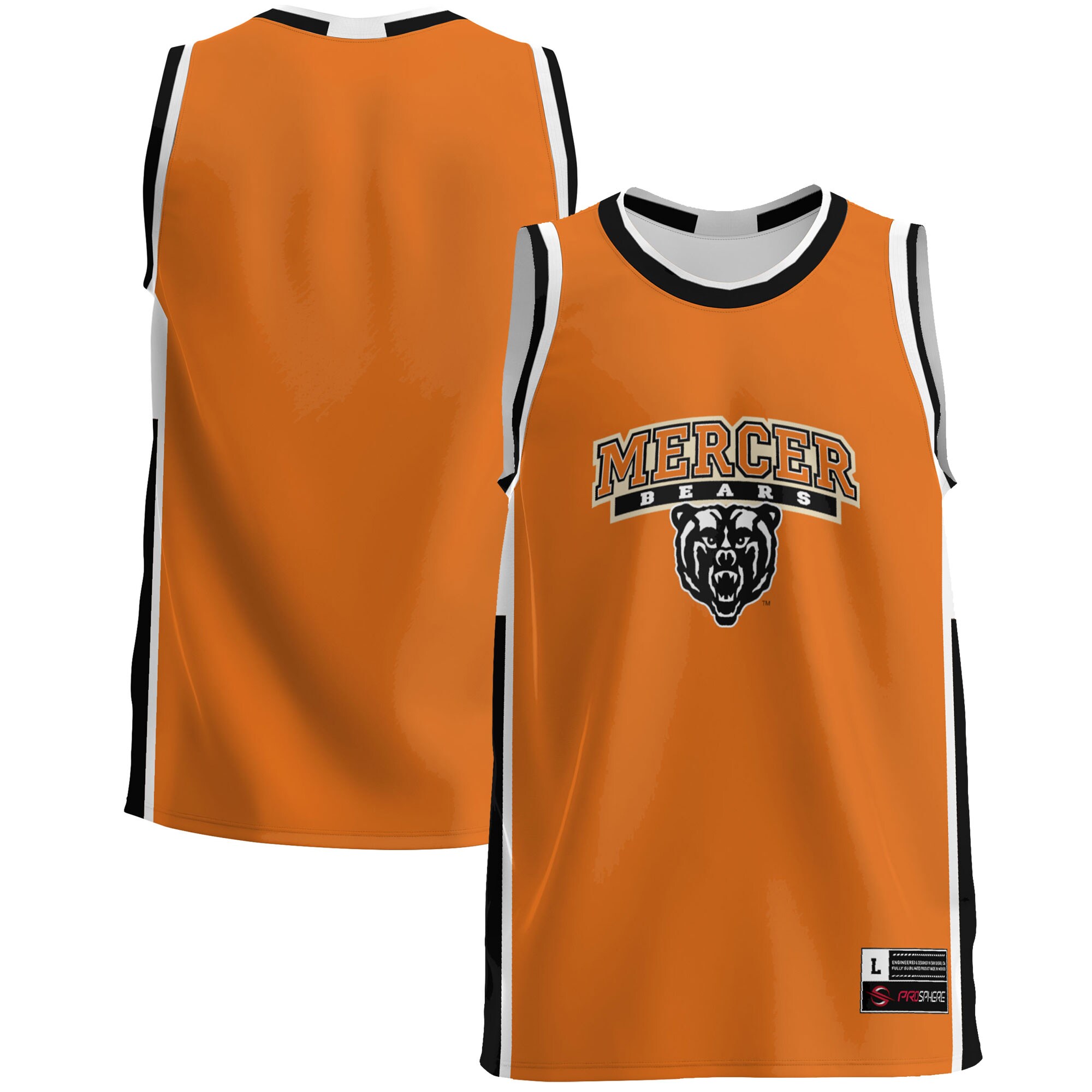 Mercer Bears Basketball Jersey - Orange