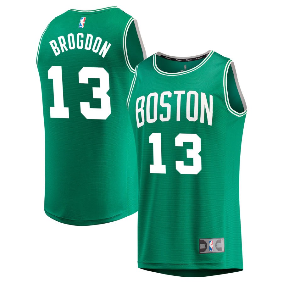 Malcolm Brogdon Fanatics Branded Youth Fast Break Jersey - Green - Icon Edition
