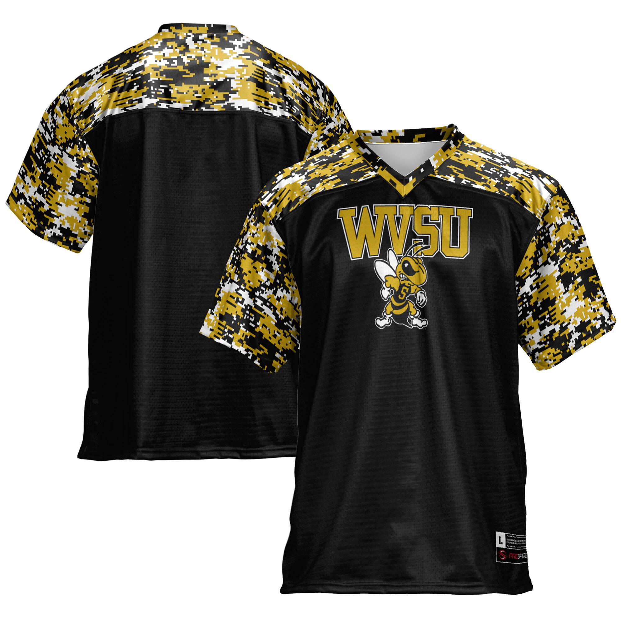 West Virginia State Yellow Jackets Football Jersey - Black