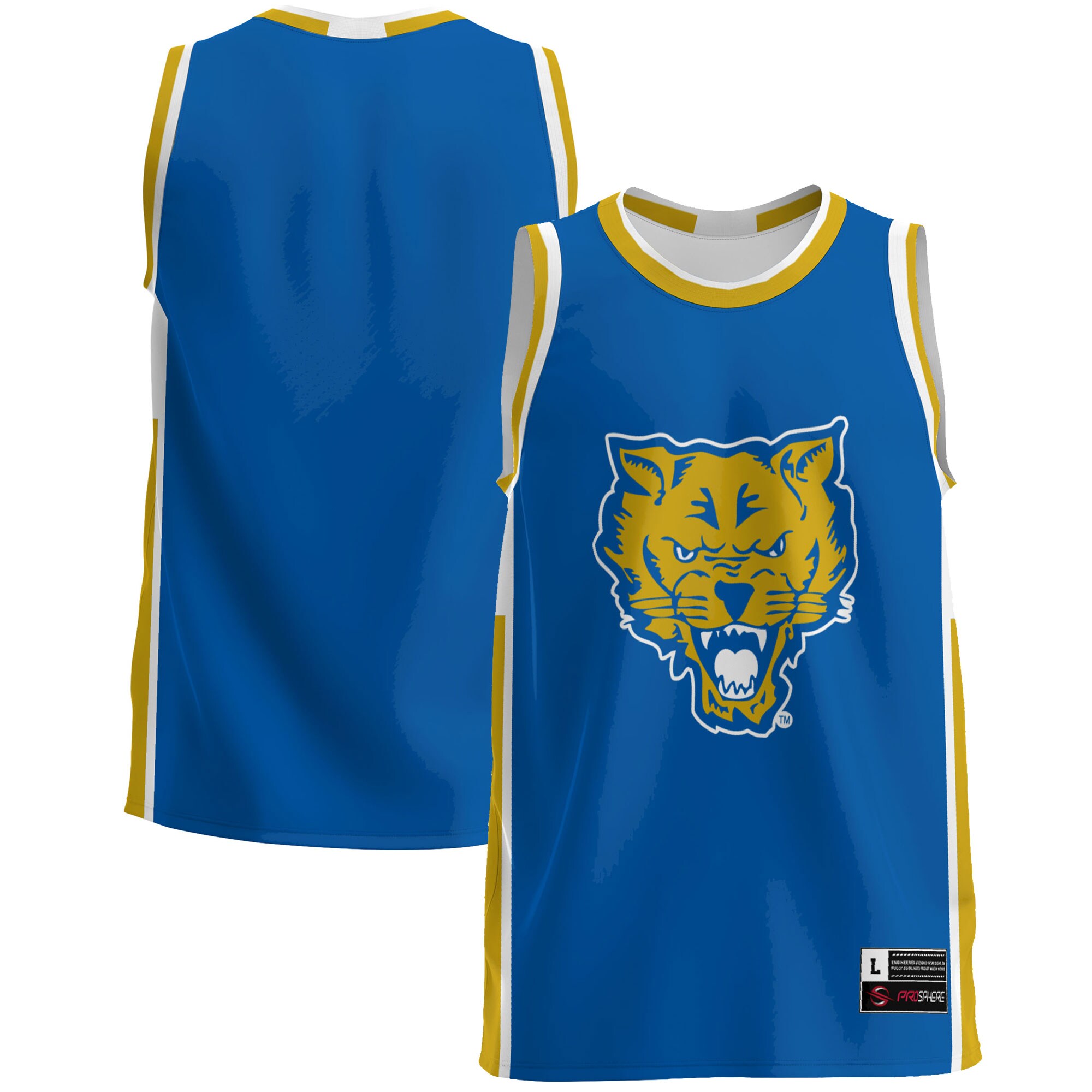 Fort Valley State Wildcats Basketball Jersey - Blue