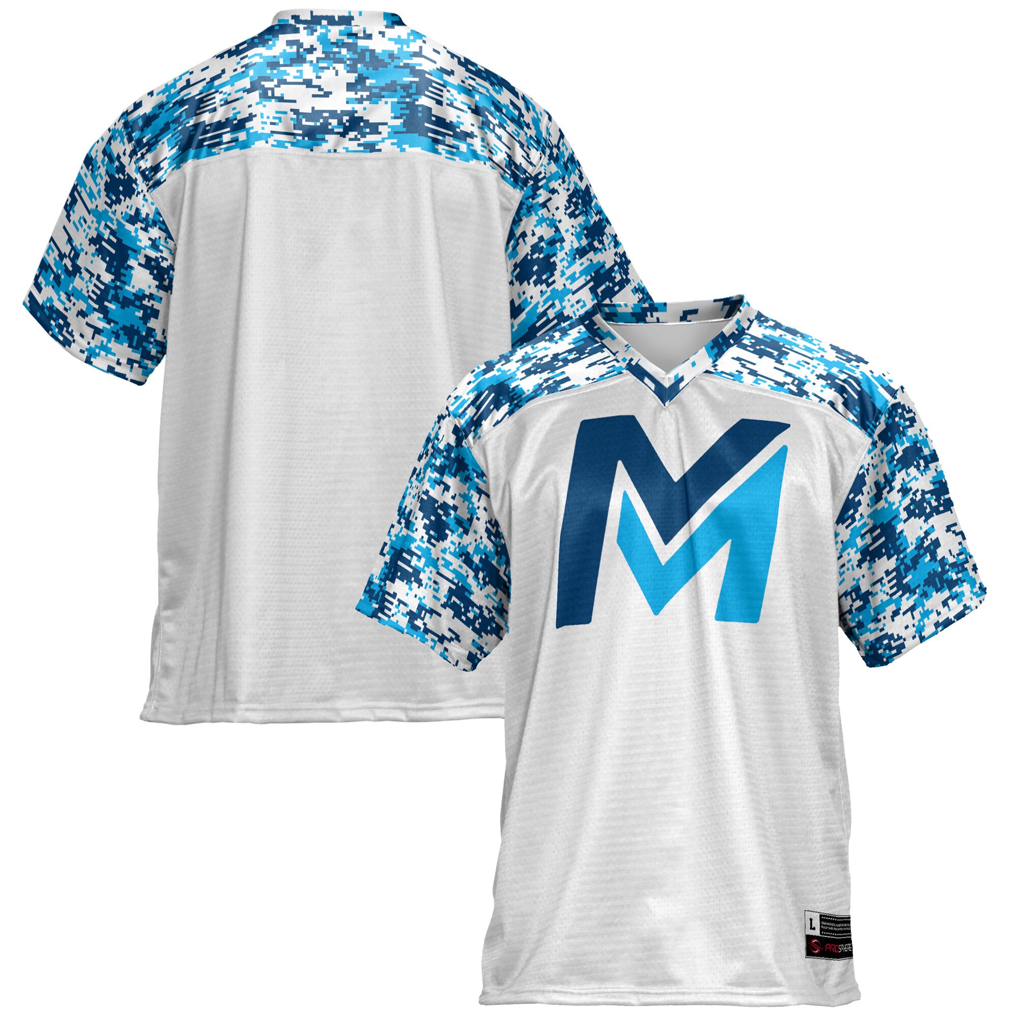 Mid Michigan College ProSphere Youth Football Jersey - White