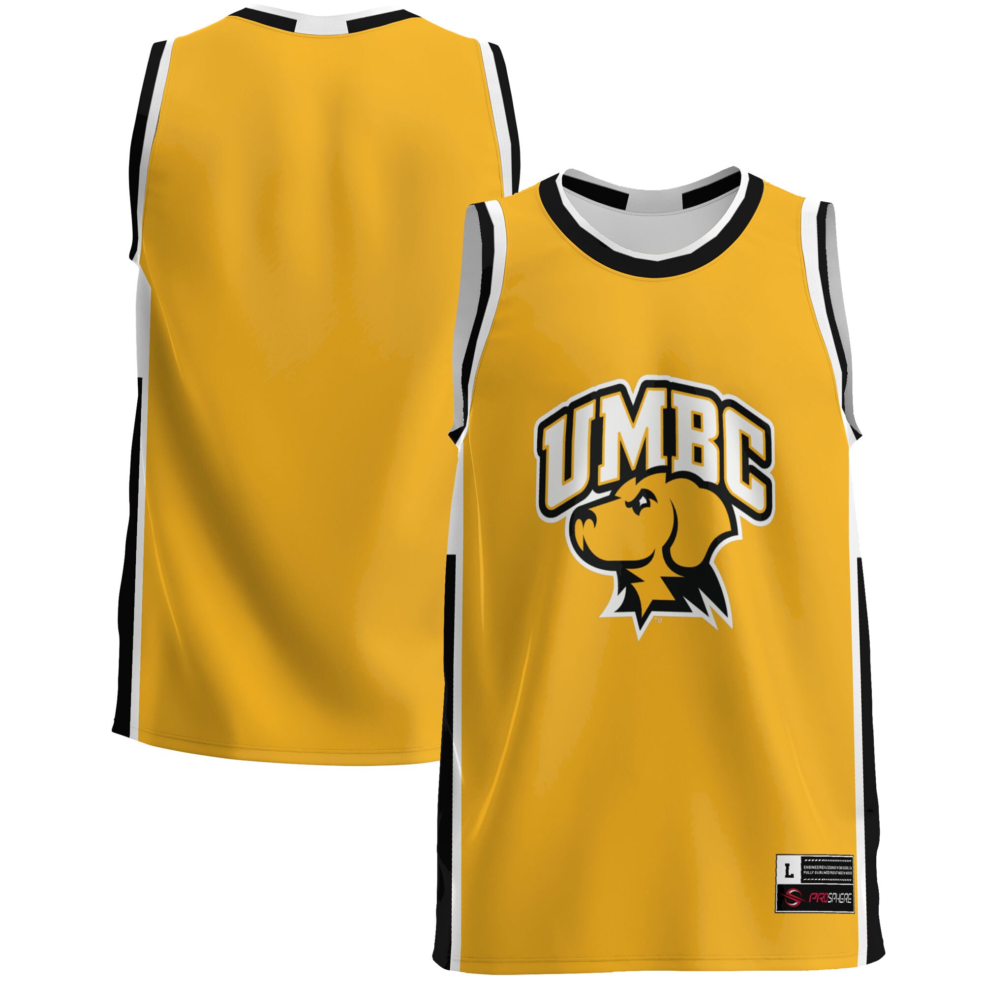 UMBC Retrievers Basketball Jersey - Black