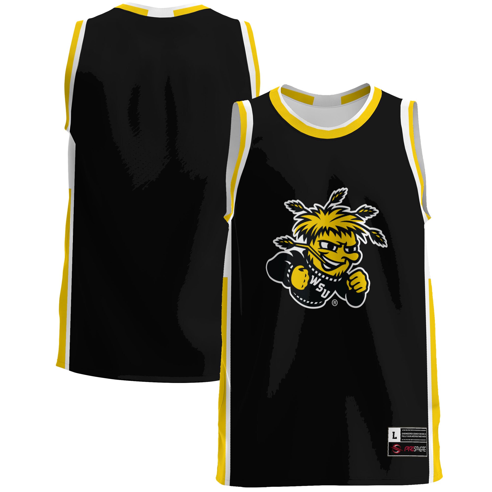 Wichita State Shockers Basketball Jersey - Black