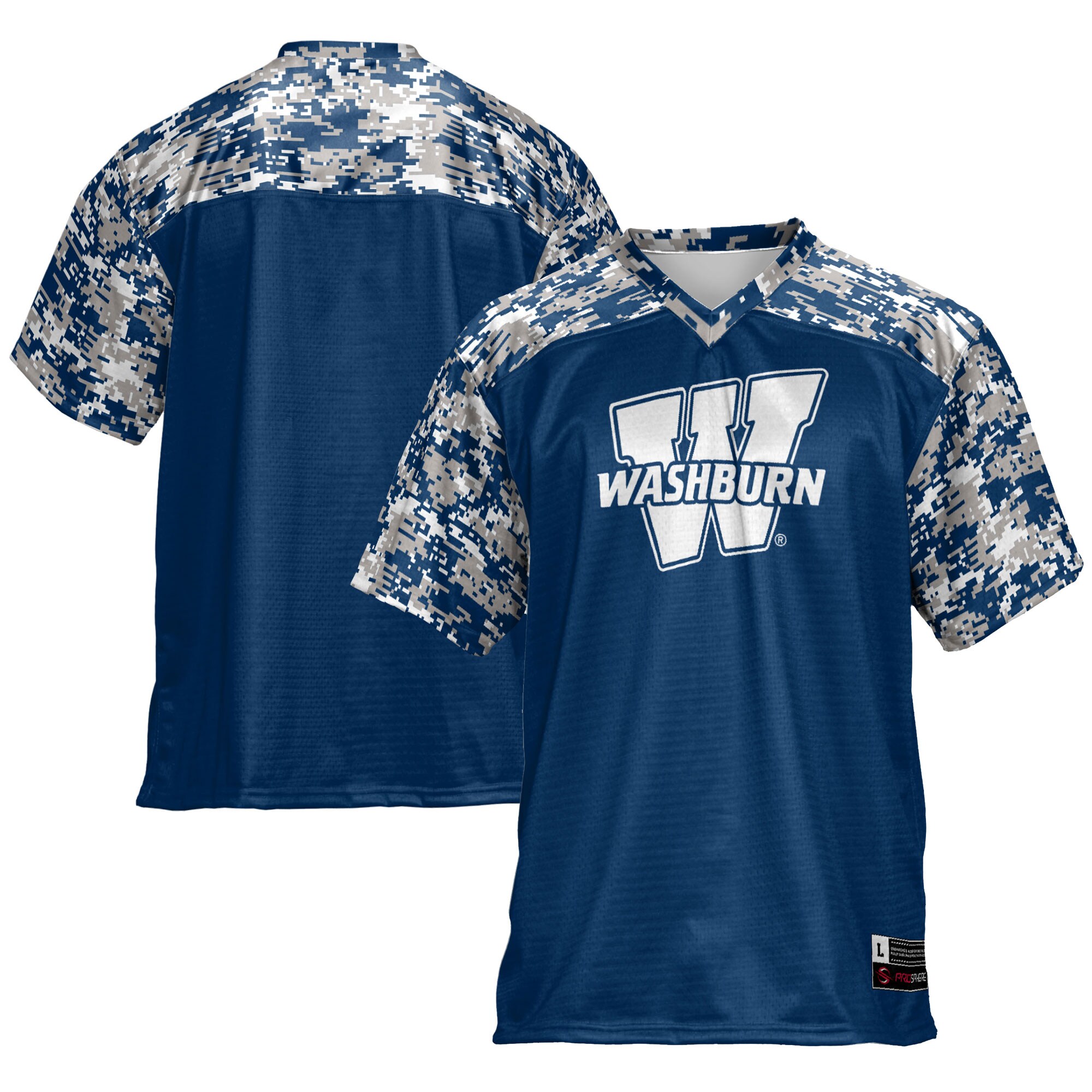 Washburn Ichabods Football Jersey - Blue