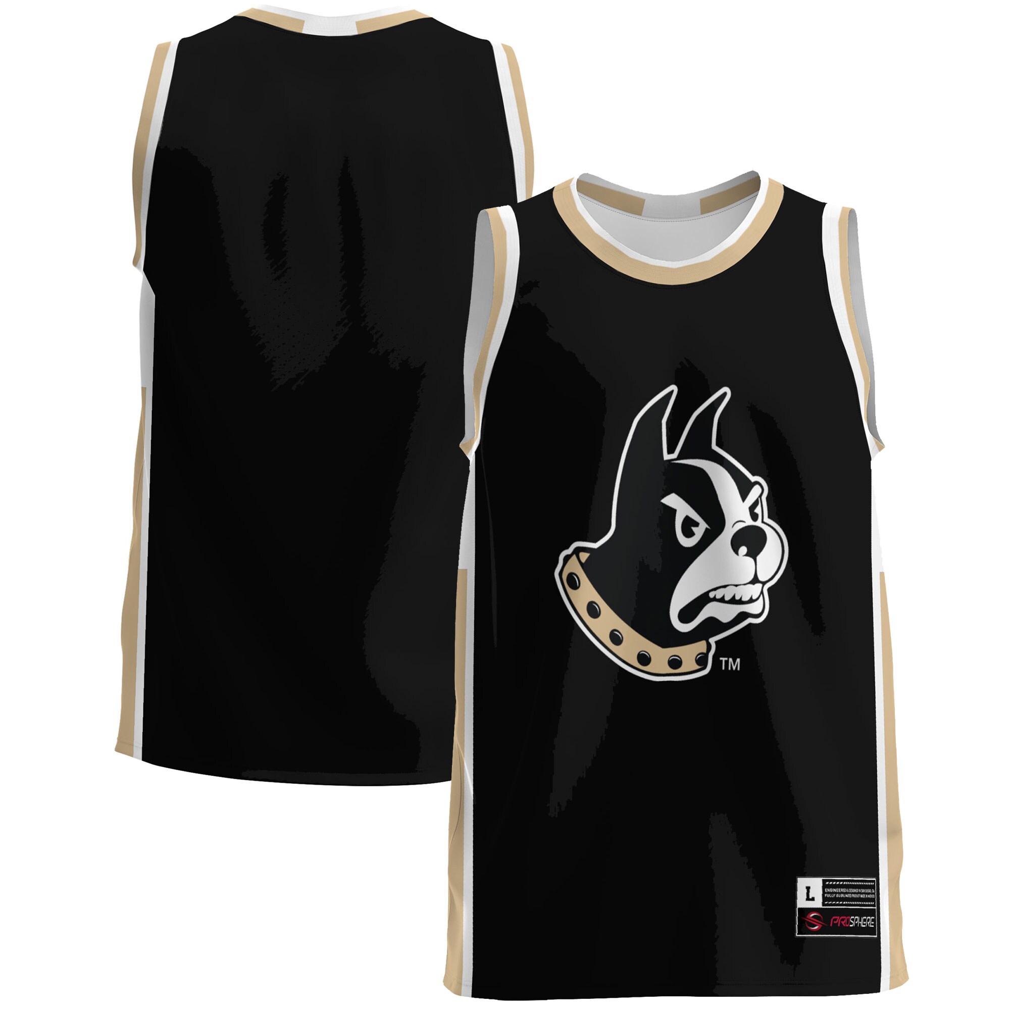 Wofford Terriers Basketball Jersey - Black