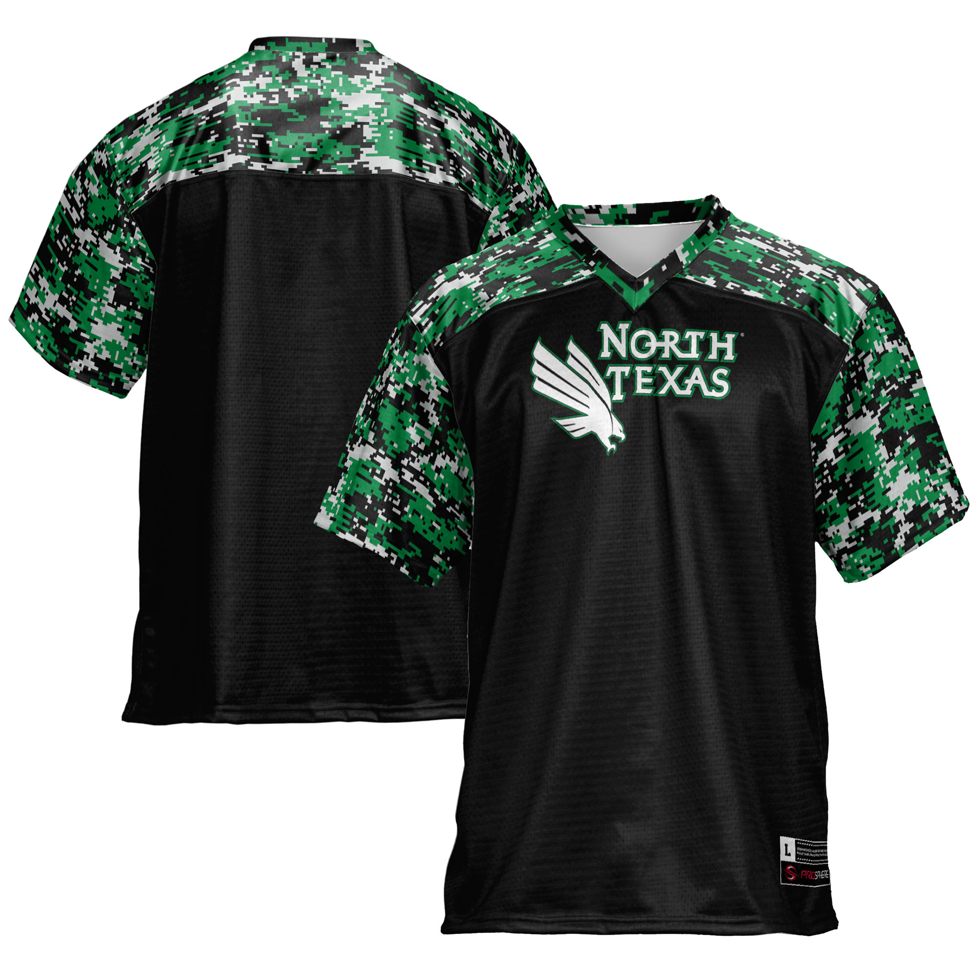 North Texas Mean Green Football Jersey - Black