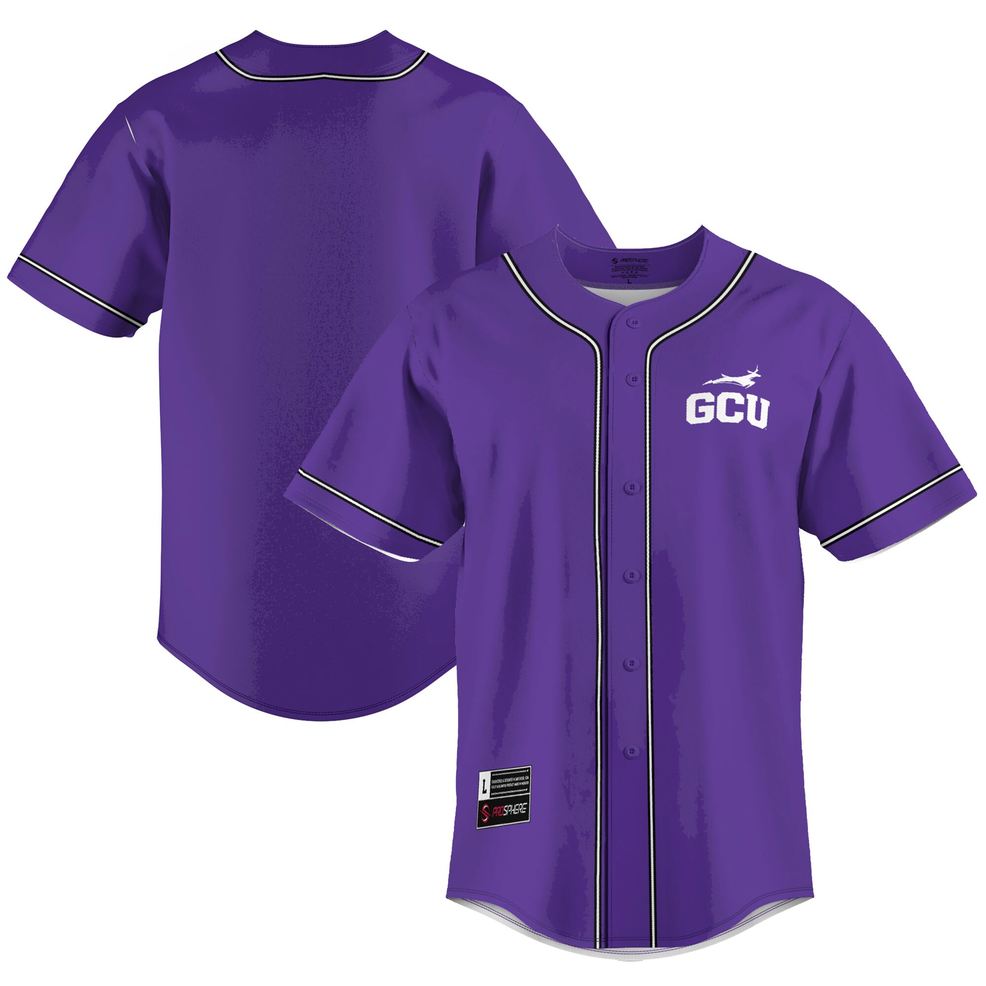 Grand Canyon Antelopes Baseball Jersey - Purple