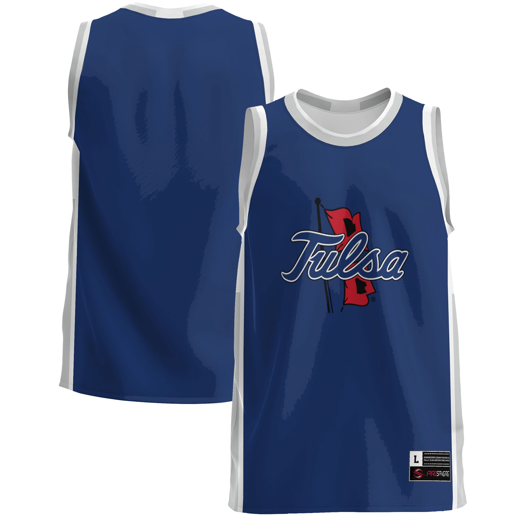 Tulsa Golden Hurricane Basketball Jersey - Navy