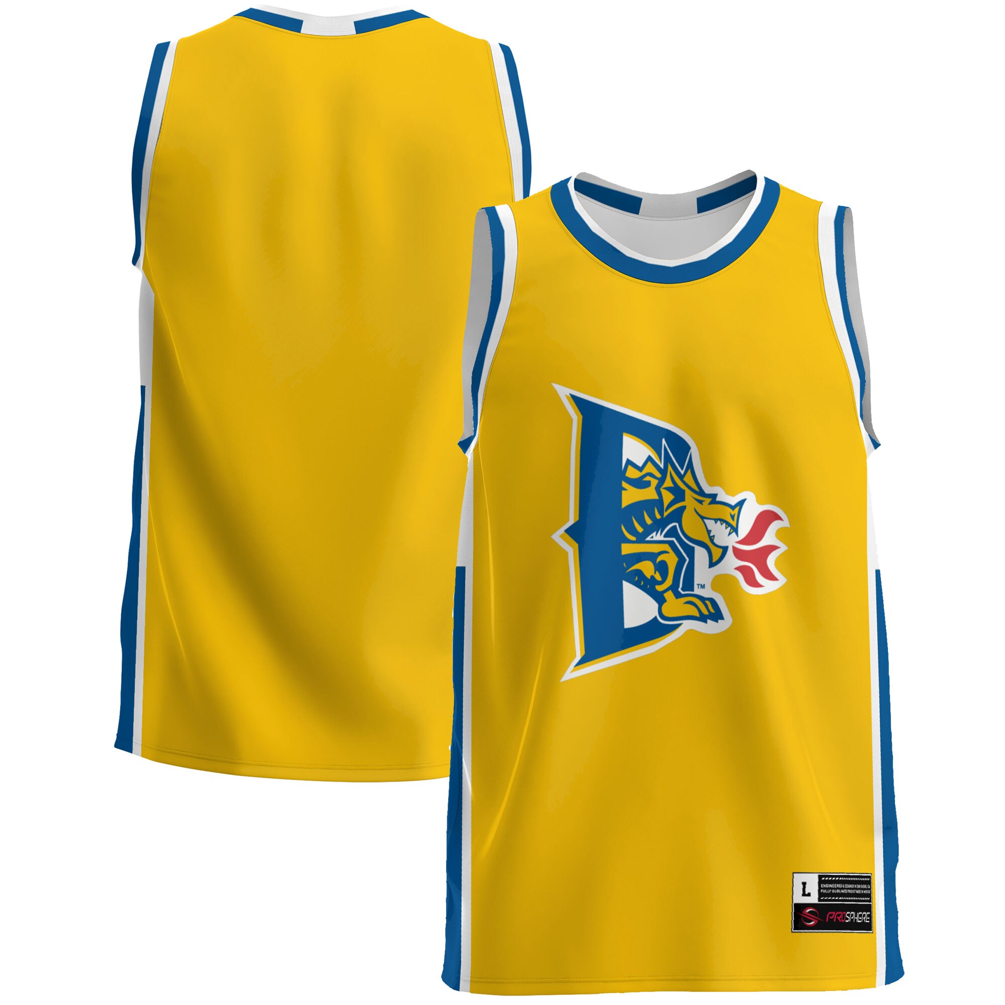 Drexel Dragons Basketball Jersey - Gold