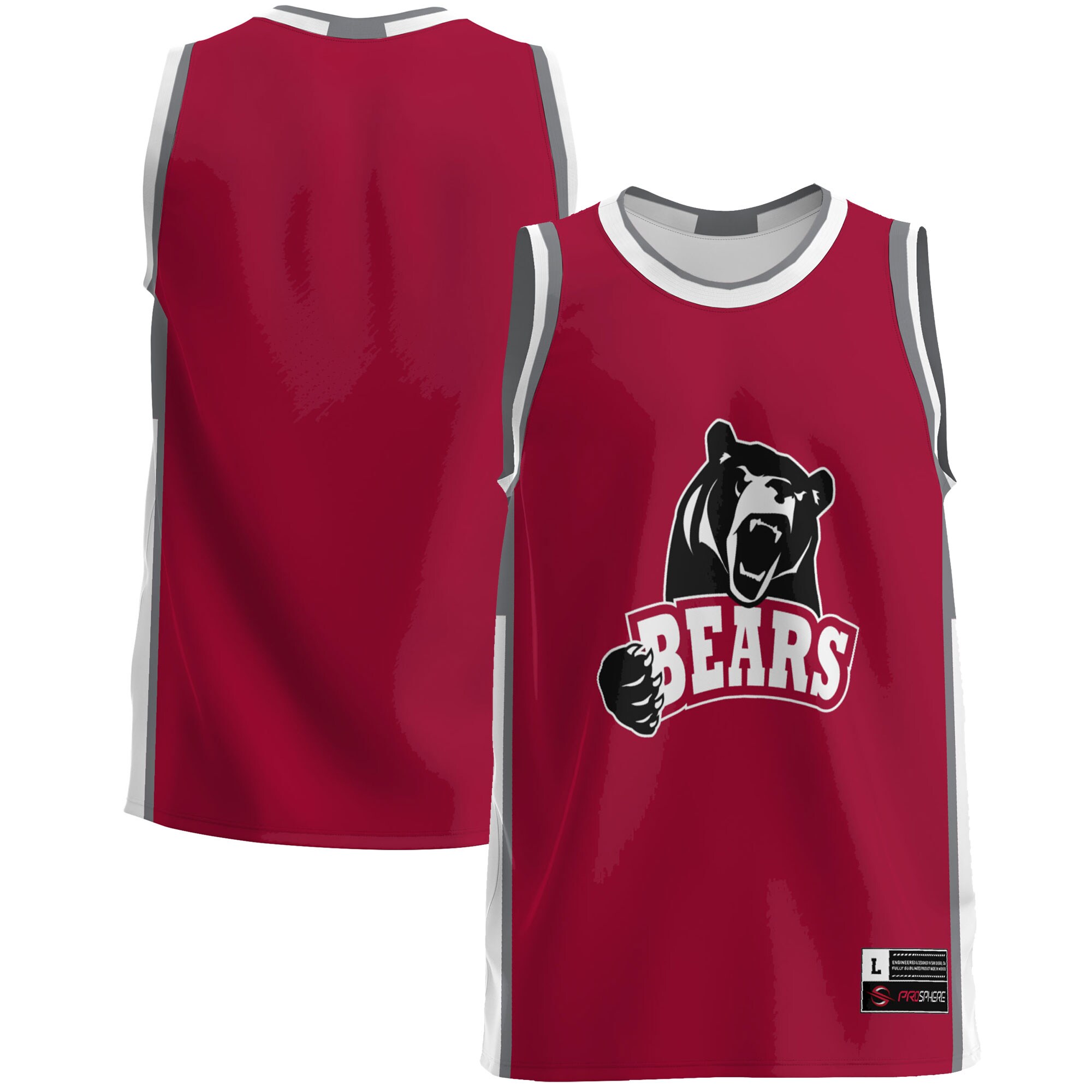 Lenoir Rhyne Bears Basketball Jersey - Cardinal