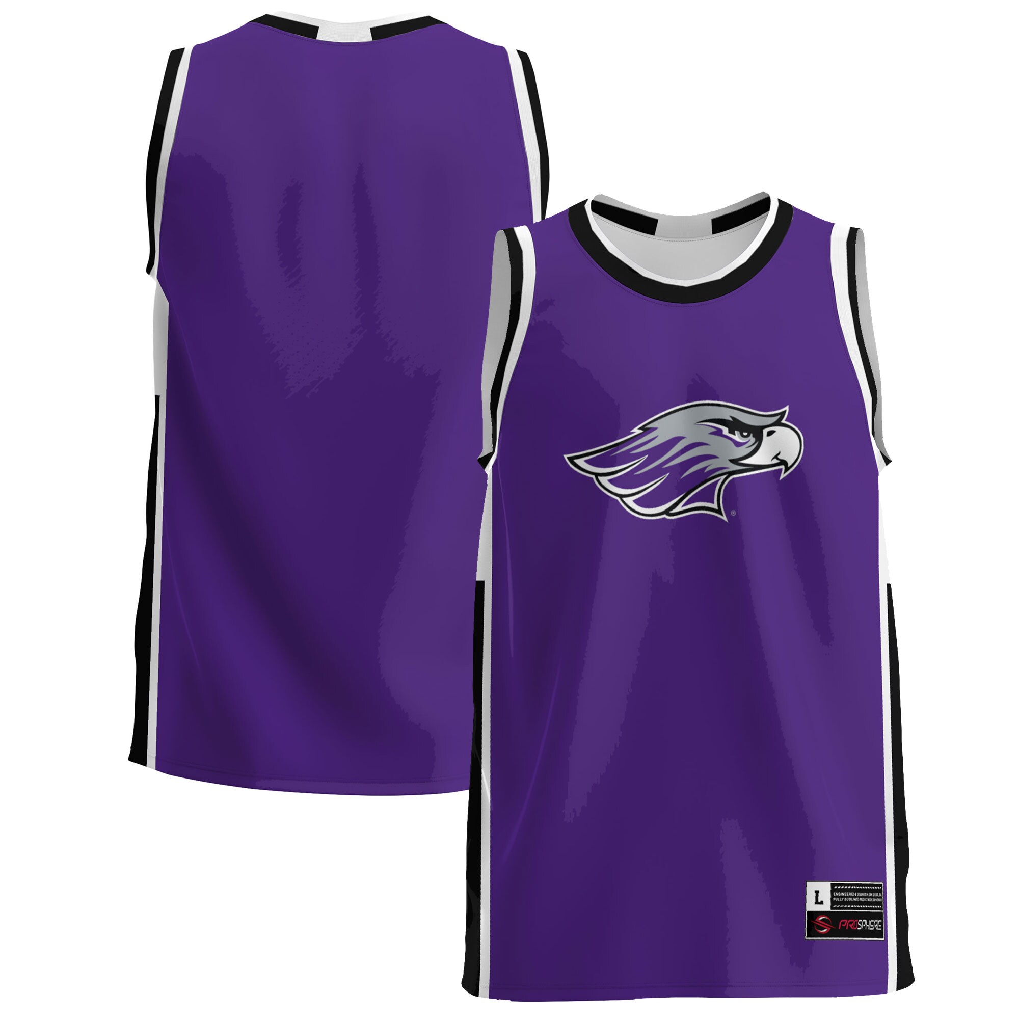 Wisconsin-Whitewater Warhawks Basketball Jersey - Purple
