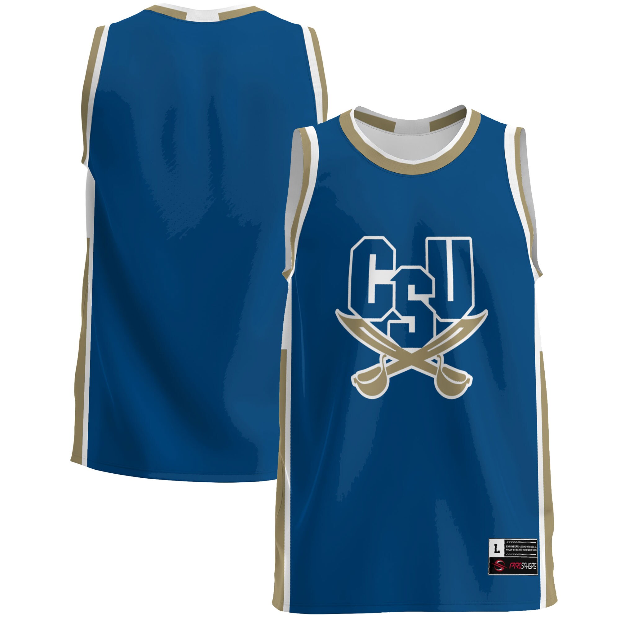 Charleston Southern Buccaneers Basketball Jersey - Blue