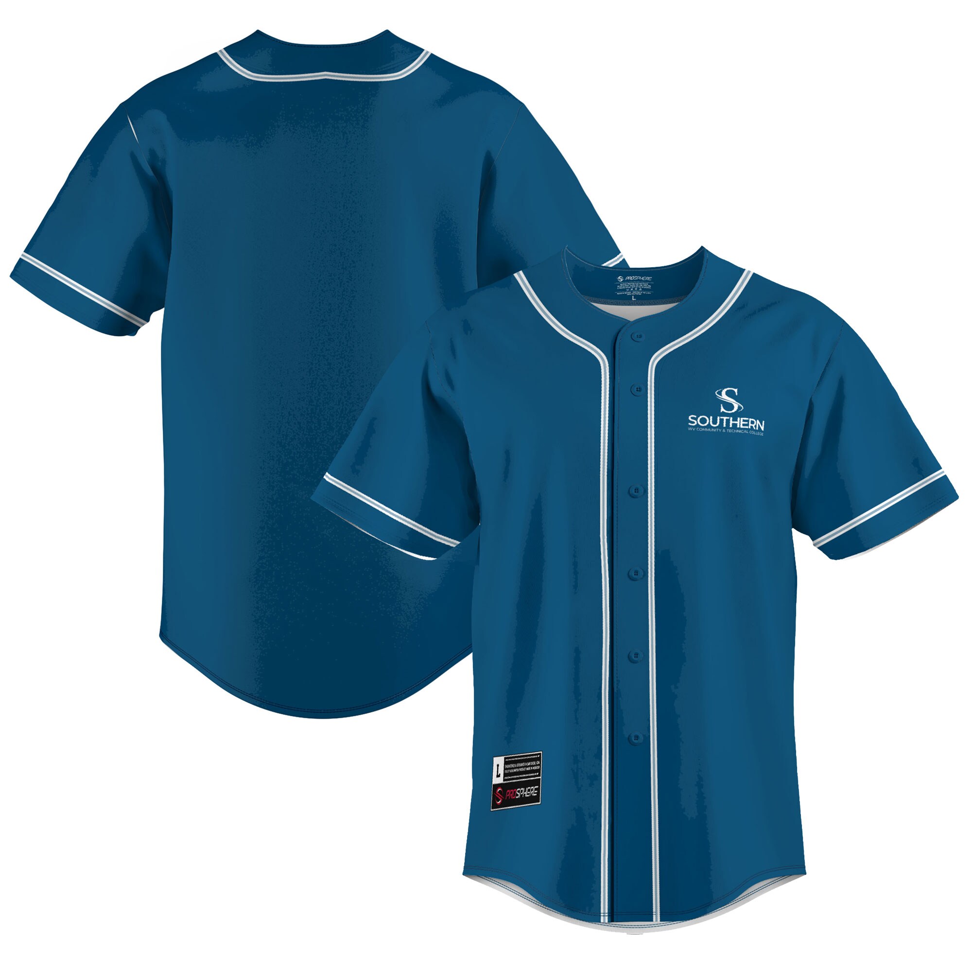 Southern West Virginia Community and Technical College ProSphere Youth Baseball Jersey - Blue