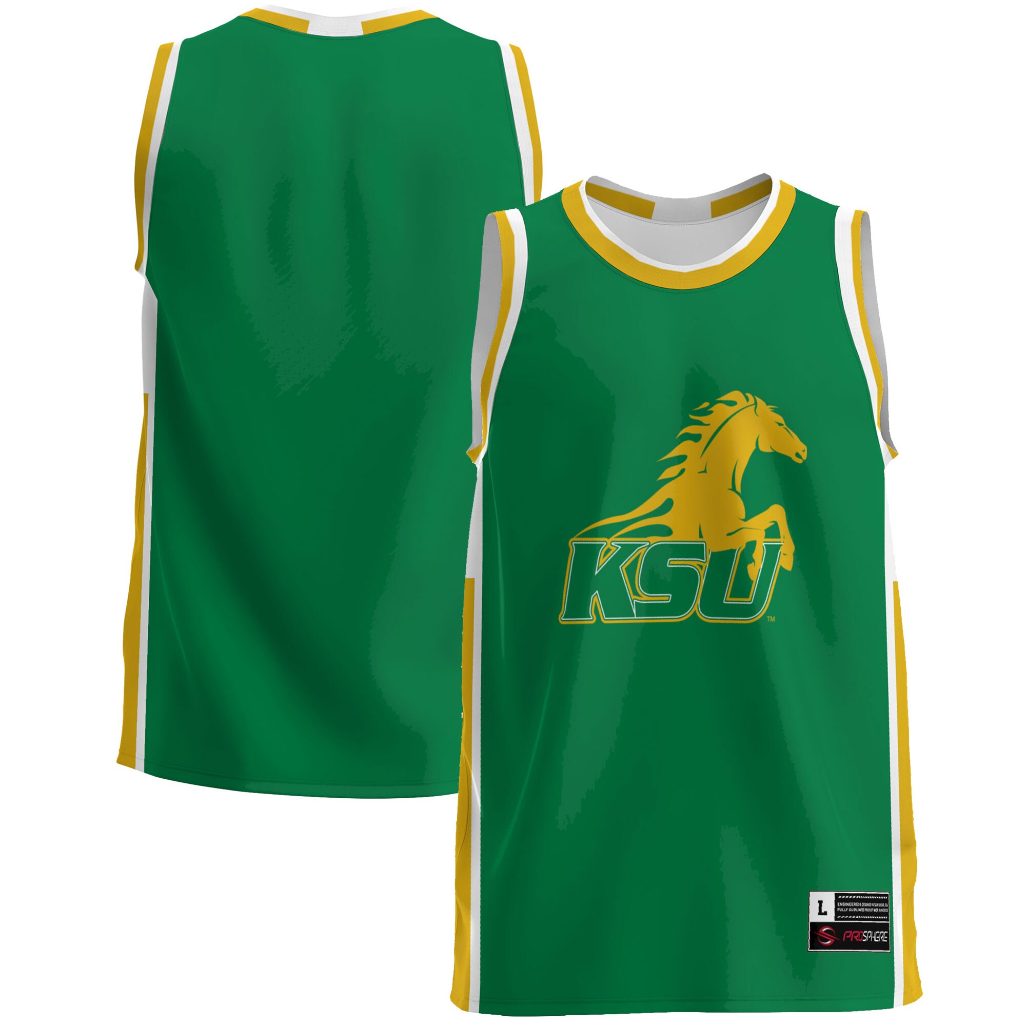 Kentucky State Thorobreds Basketball Jersey - Green