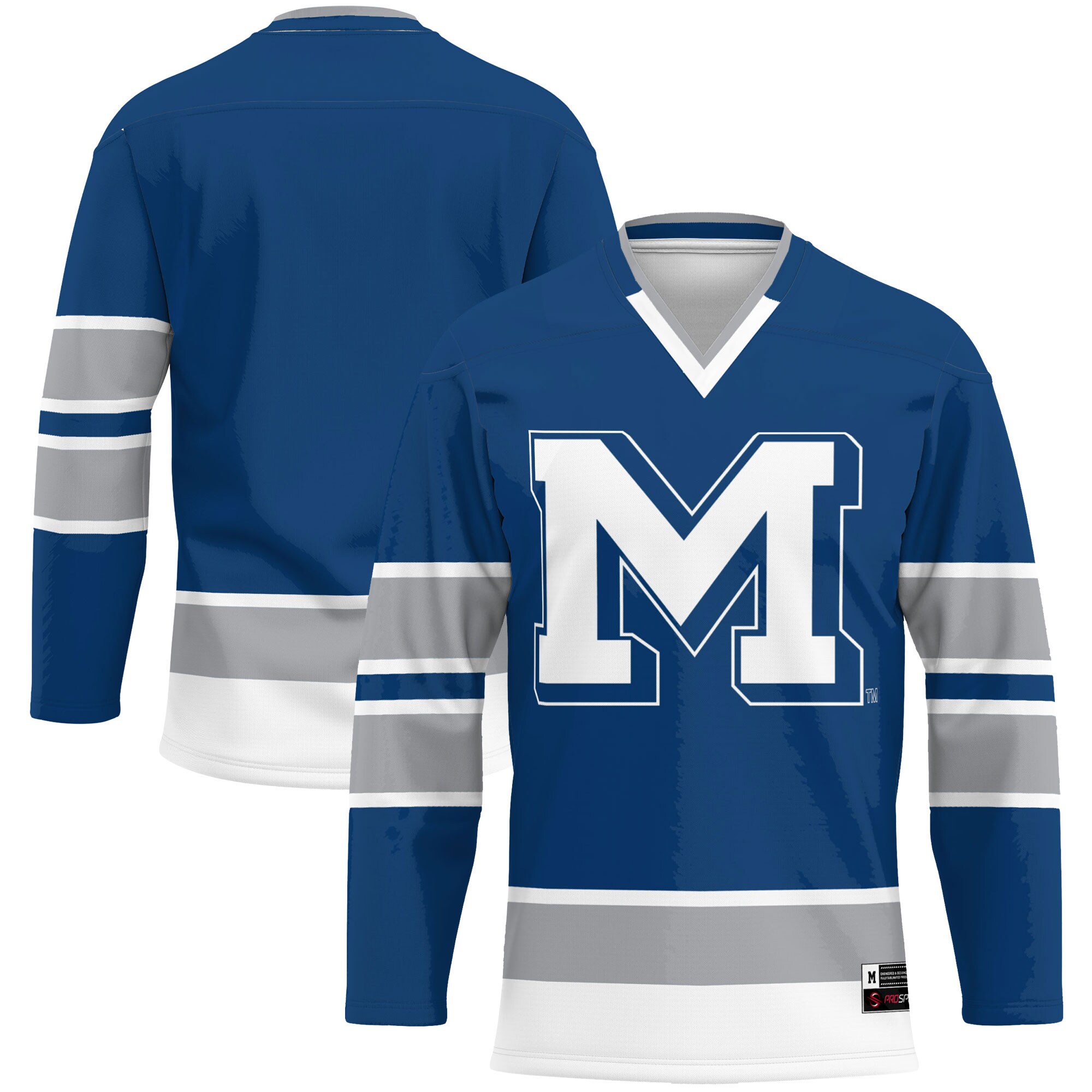 Colorado School of Mines Orediggers Hockey Jersey - Blue