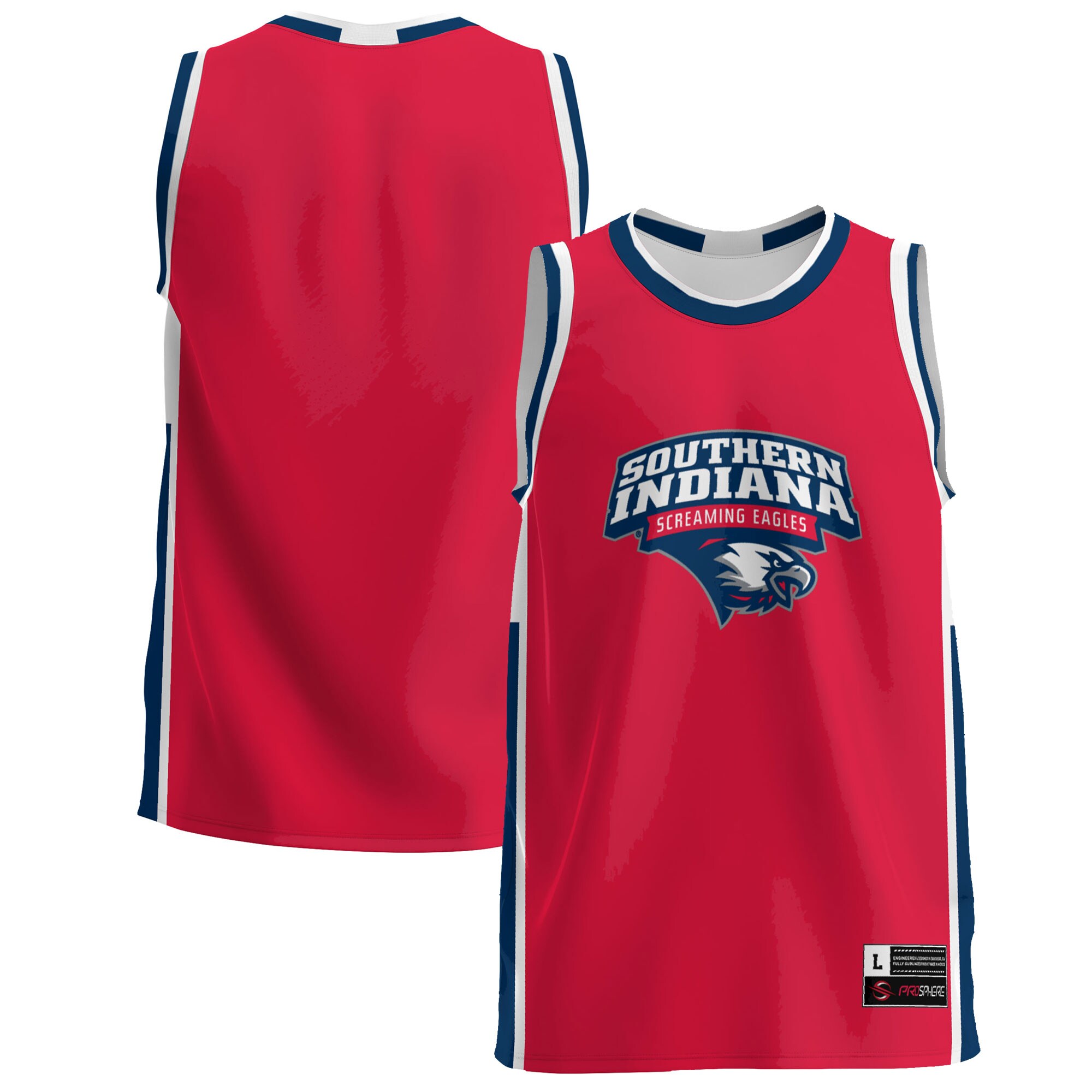 Southern Indiana Screaming Eagles Basketball Jersey - Red