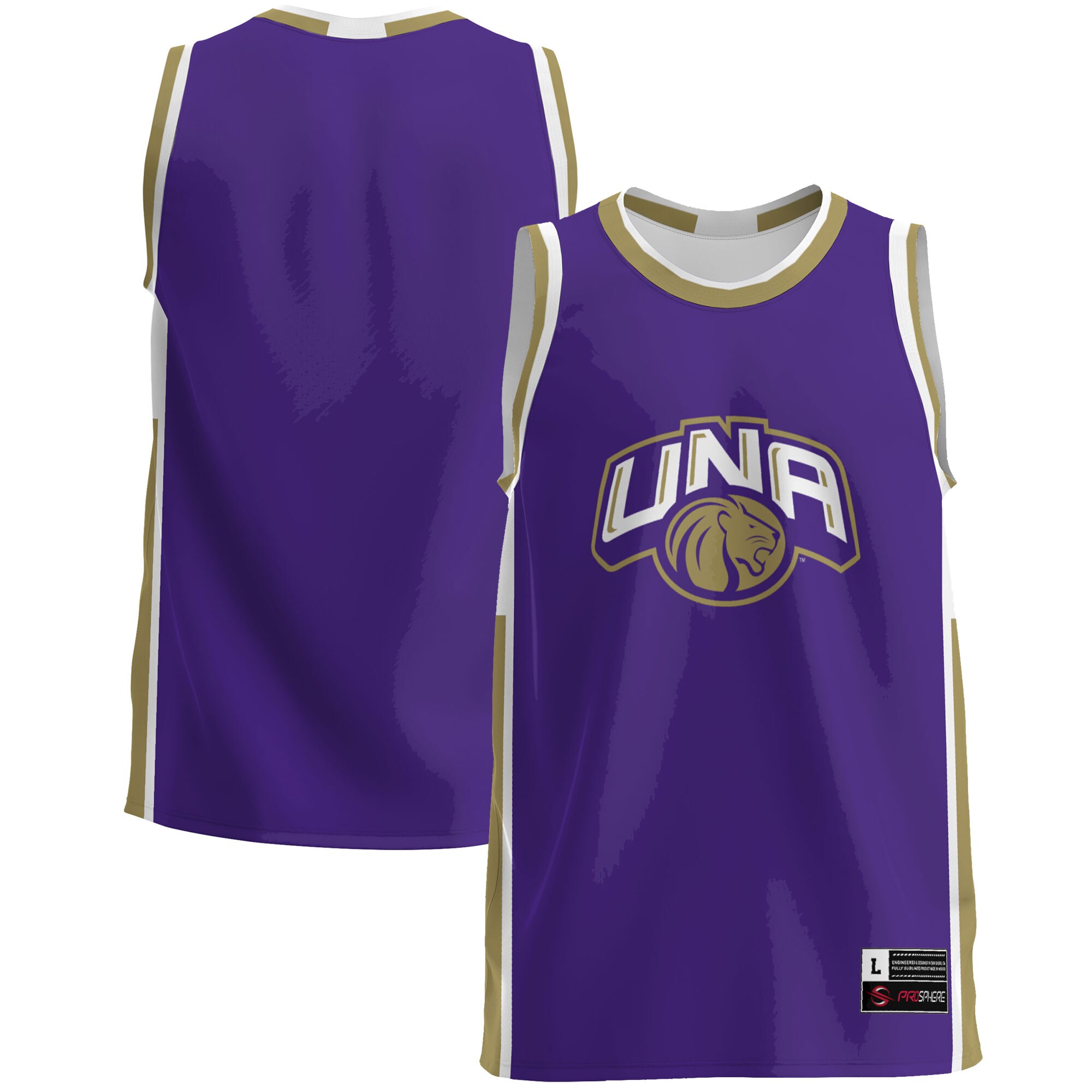 North Alabama Lions Basketball Jersey - Purple