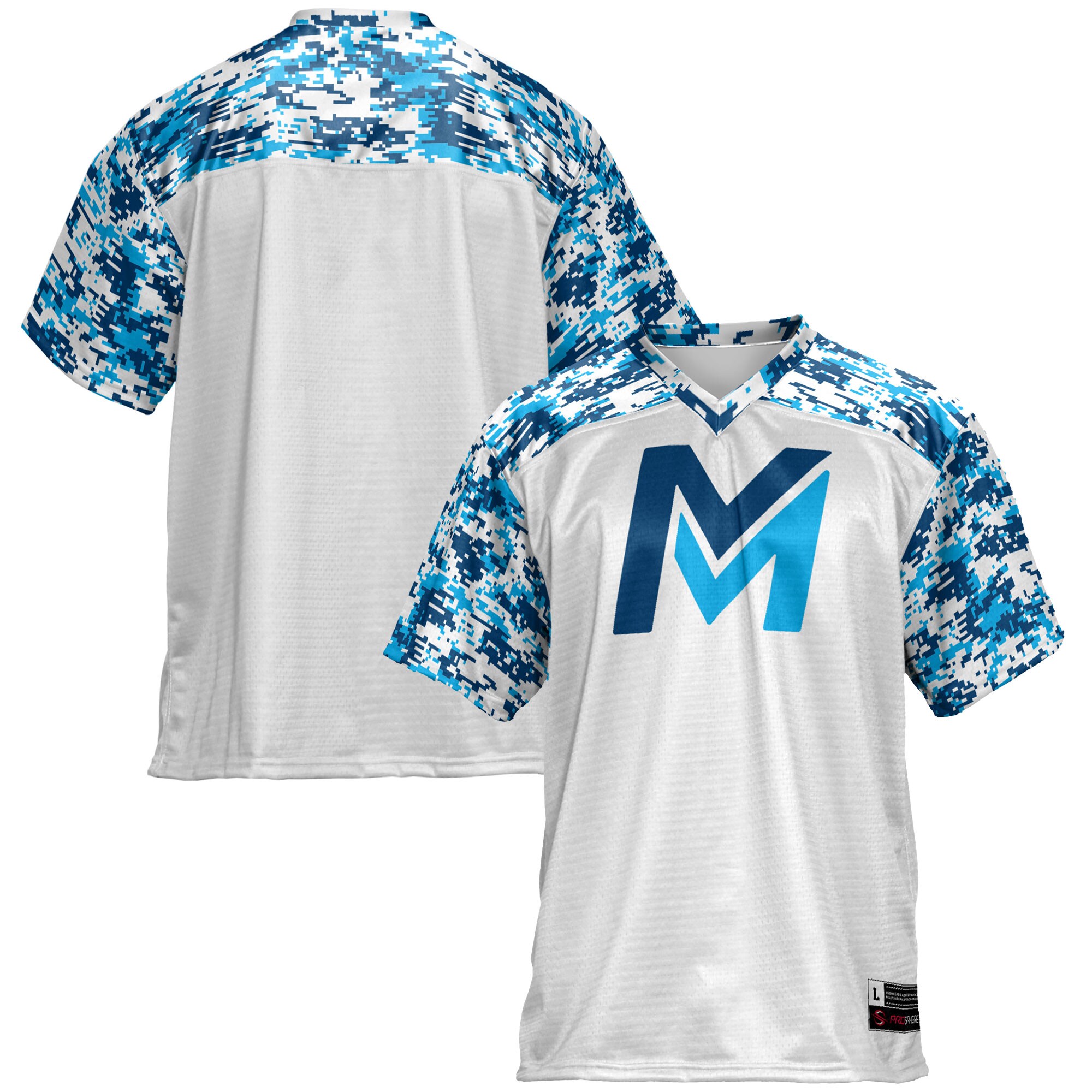 Mid Michigan College ProSphere Football Jersey - White
