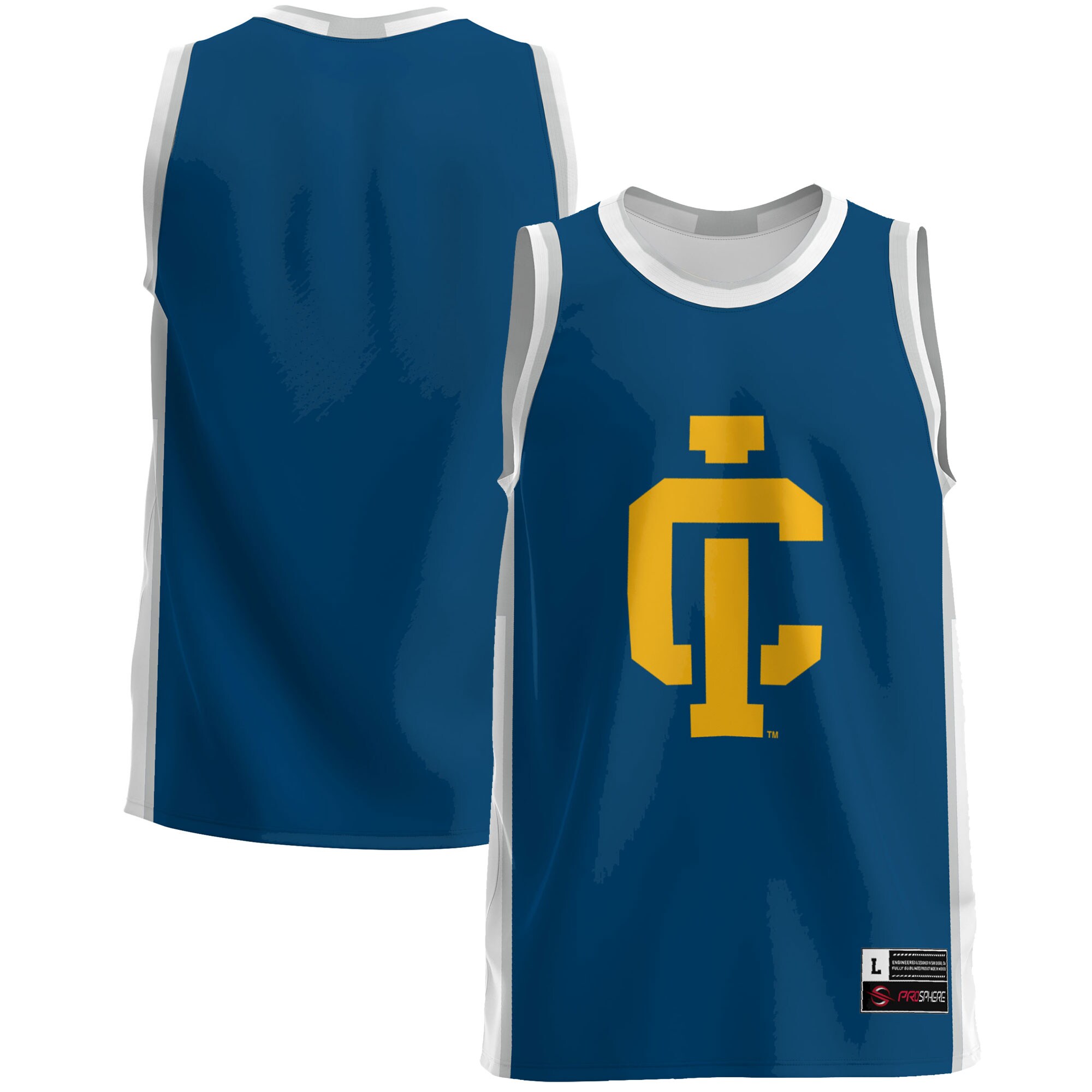 Ithaca College Bombers Basketball Jersey - Blue