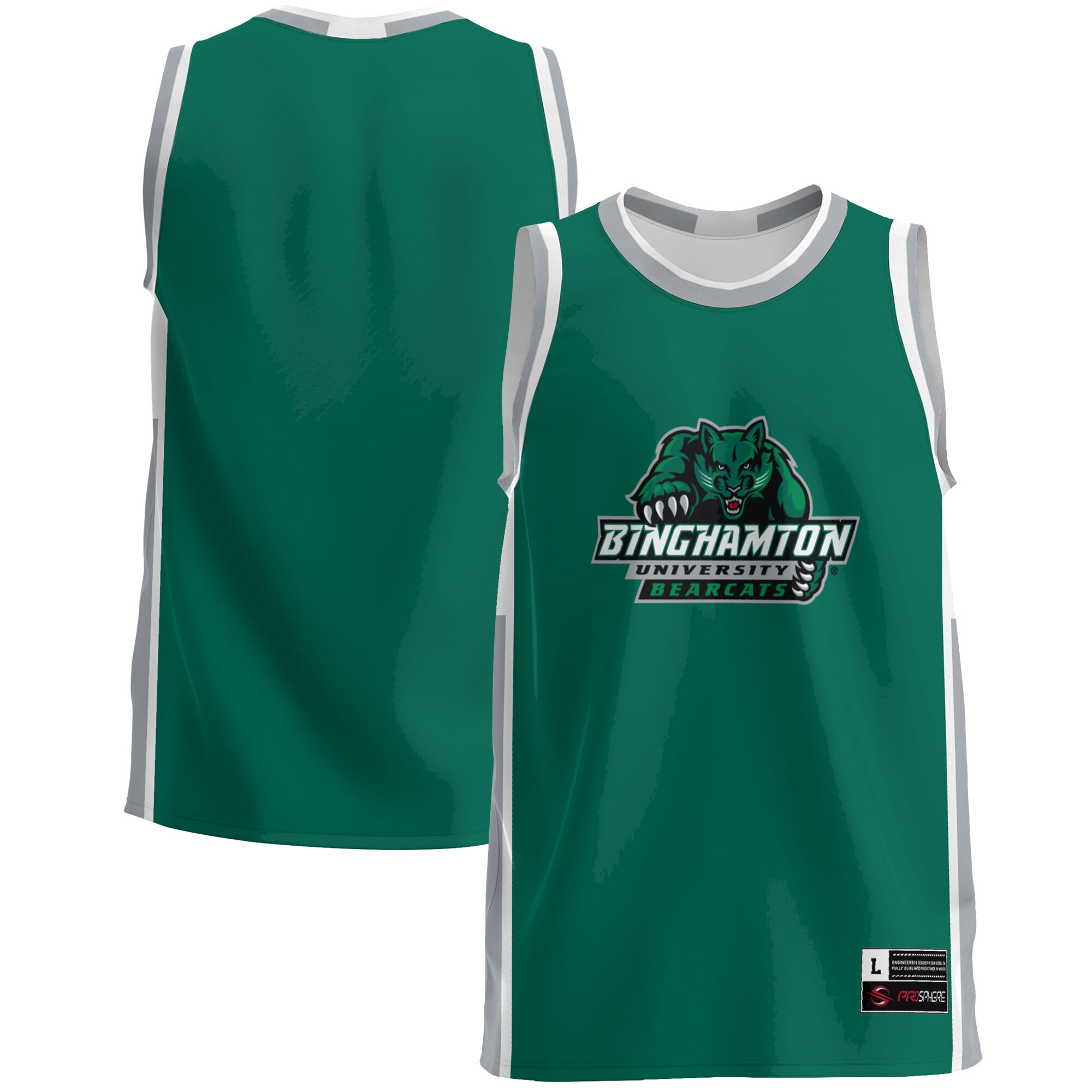 Binghamton Bearcats Basketball Jersey - Green