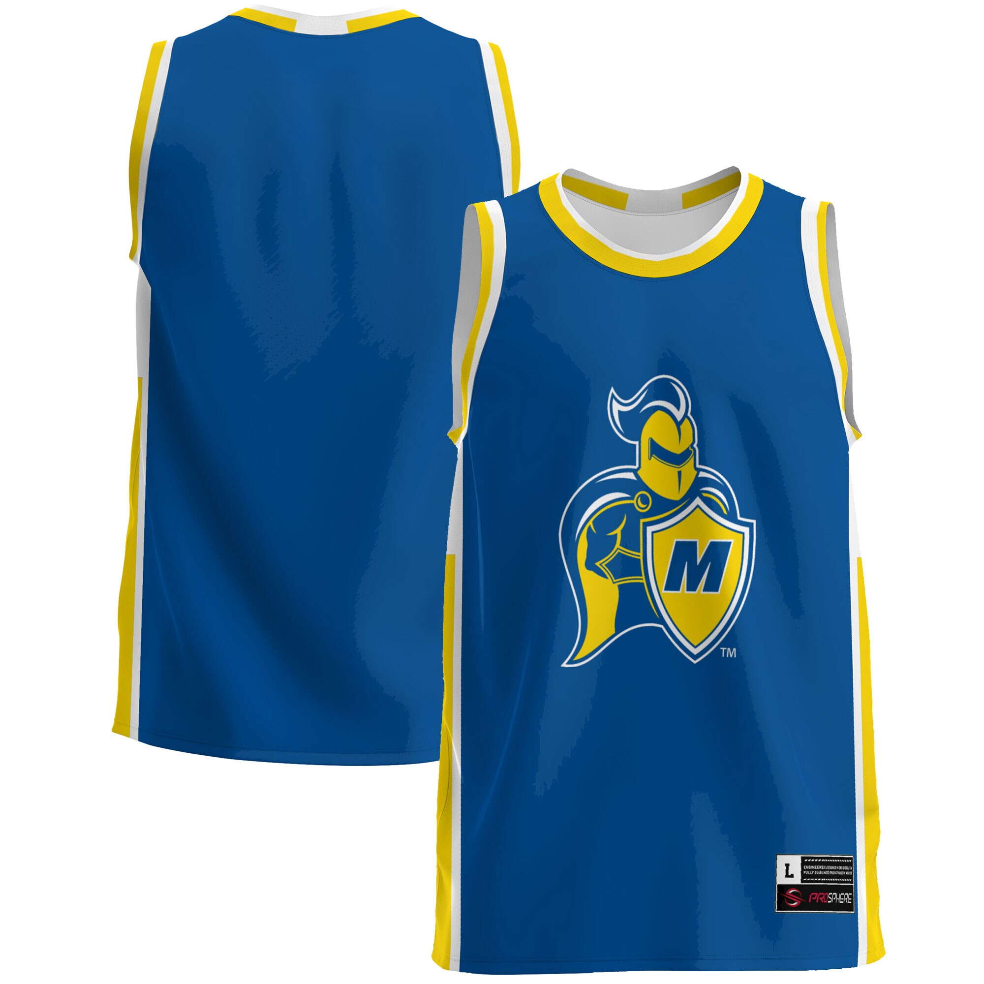 Madonna Crusaders Basketball Jersey - Blue