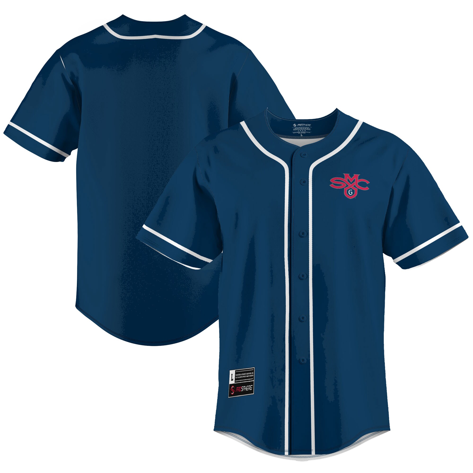Saint Mary's Gaels Baseball Jersey - Navy