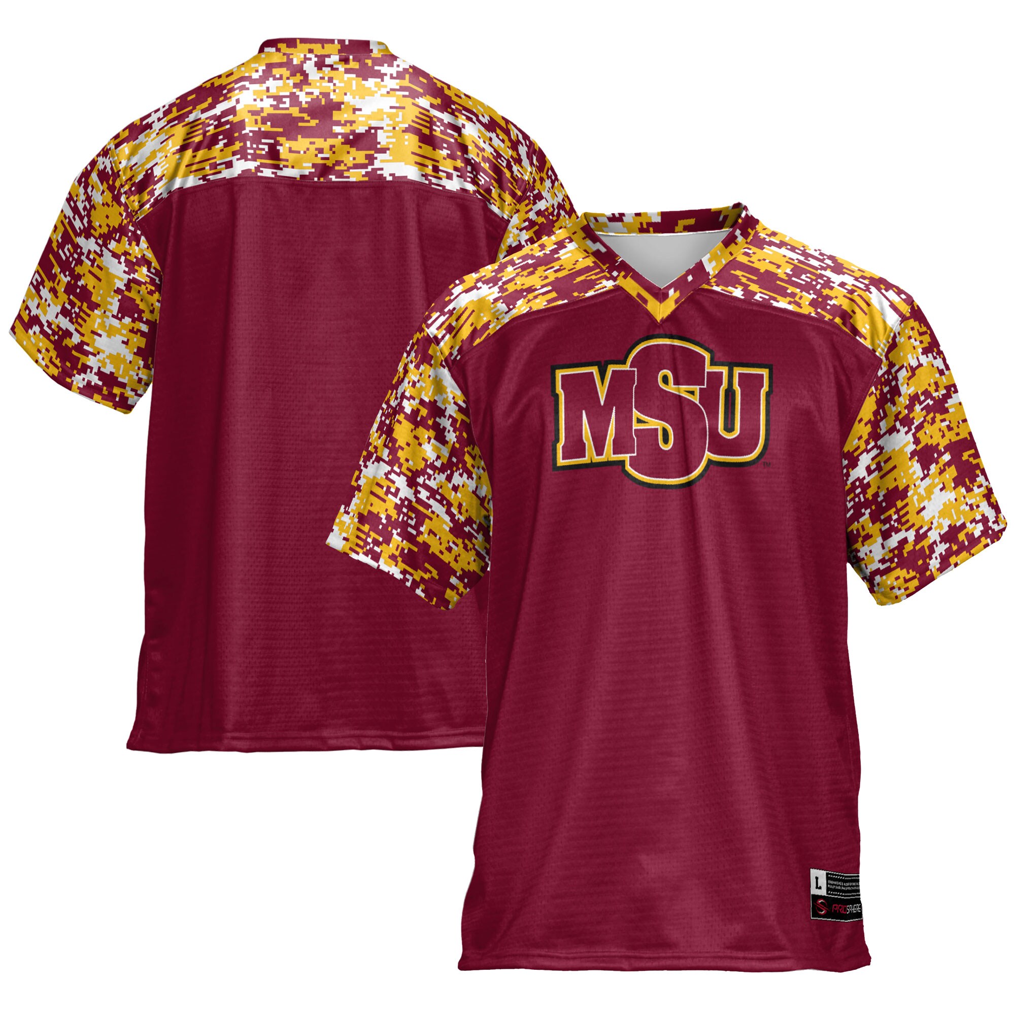 Midwestern State Mustangs Football Jersey - Maroon