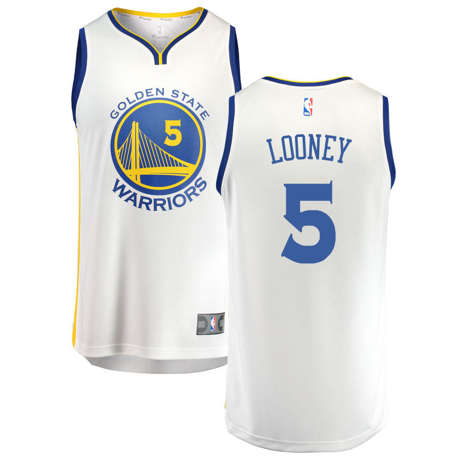 Kevon Looney Golden State Warriors Fanatics Branded Fast Break Replica Jersey White - Association Edition